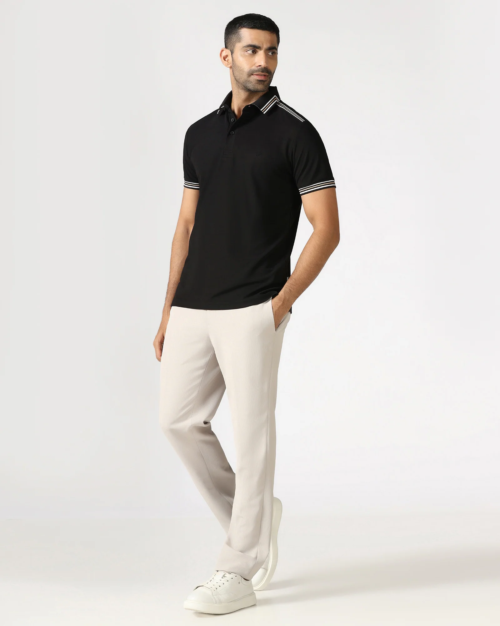 Black TechPro Solid Polo - Logan - Image 7