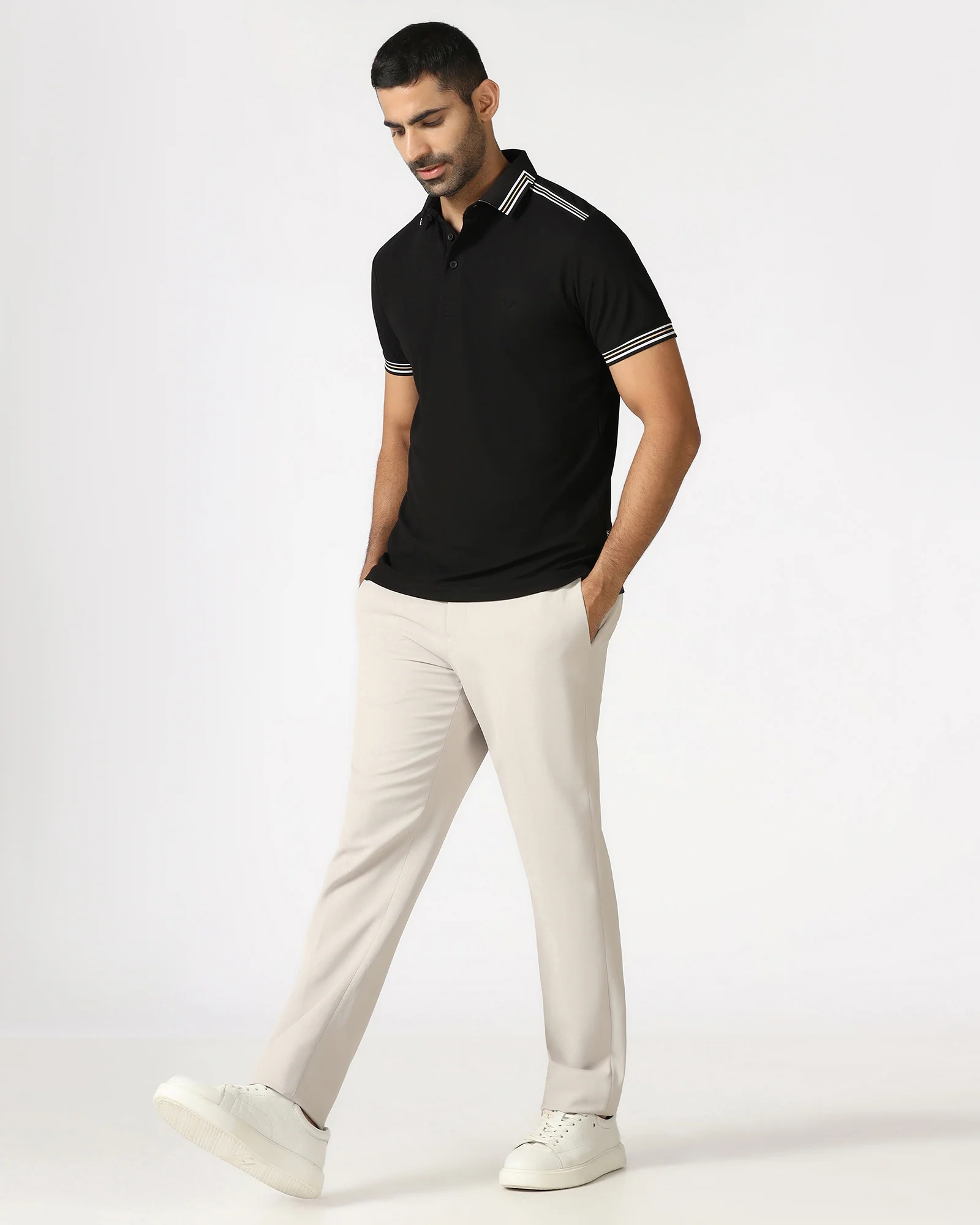 Black TechPro Solid Polo - Logan - Image 8