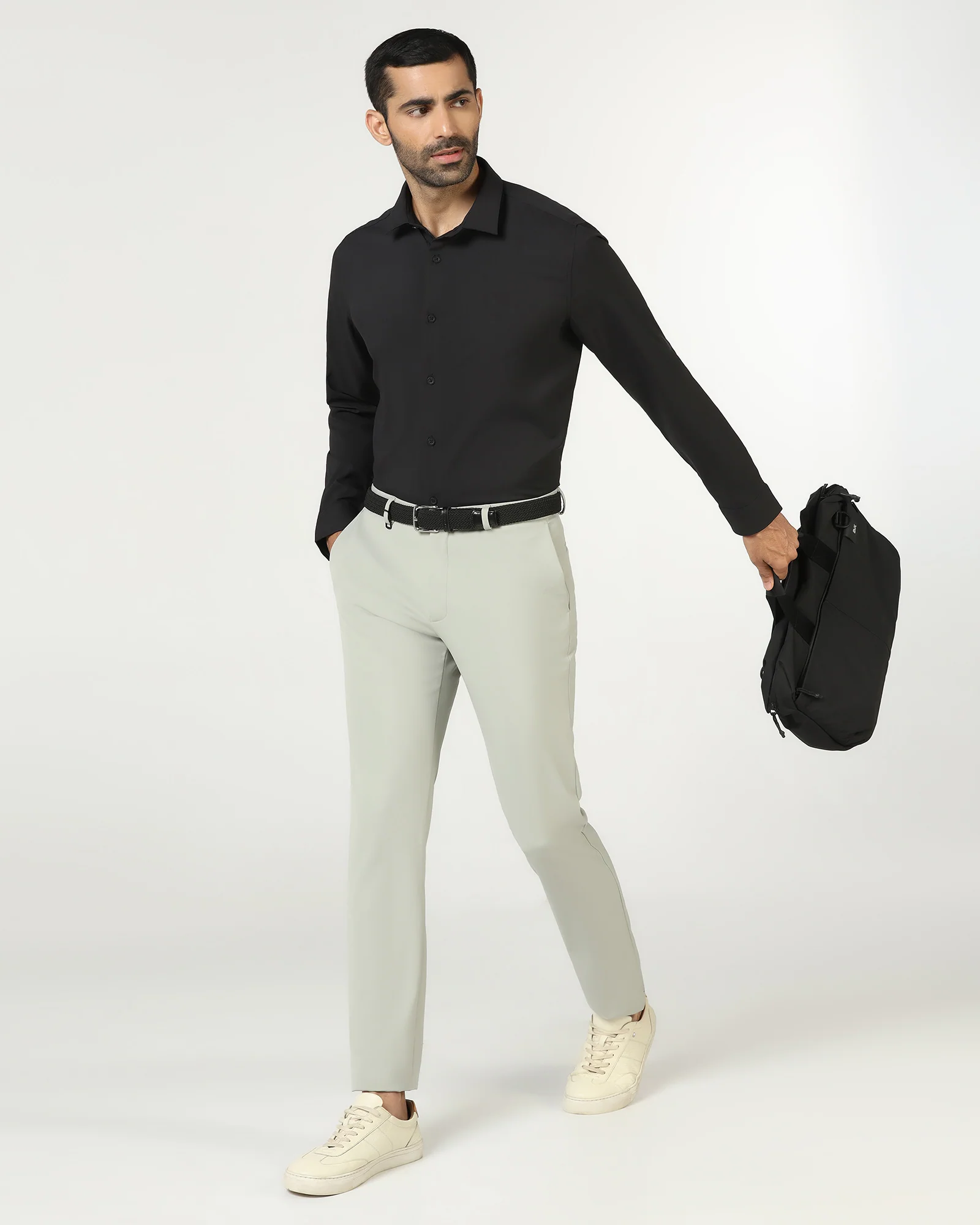 Black TechPro Solid Shirt - Shephard - Image 7