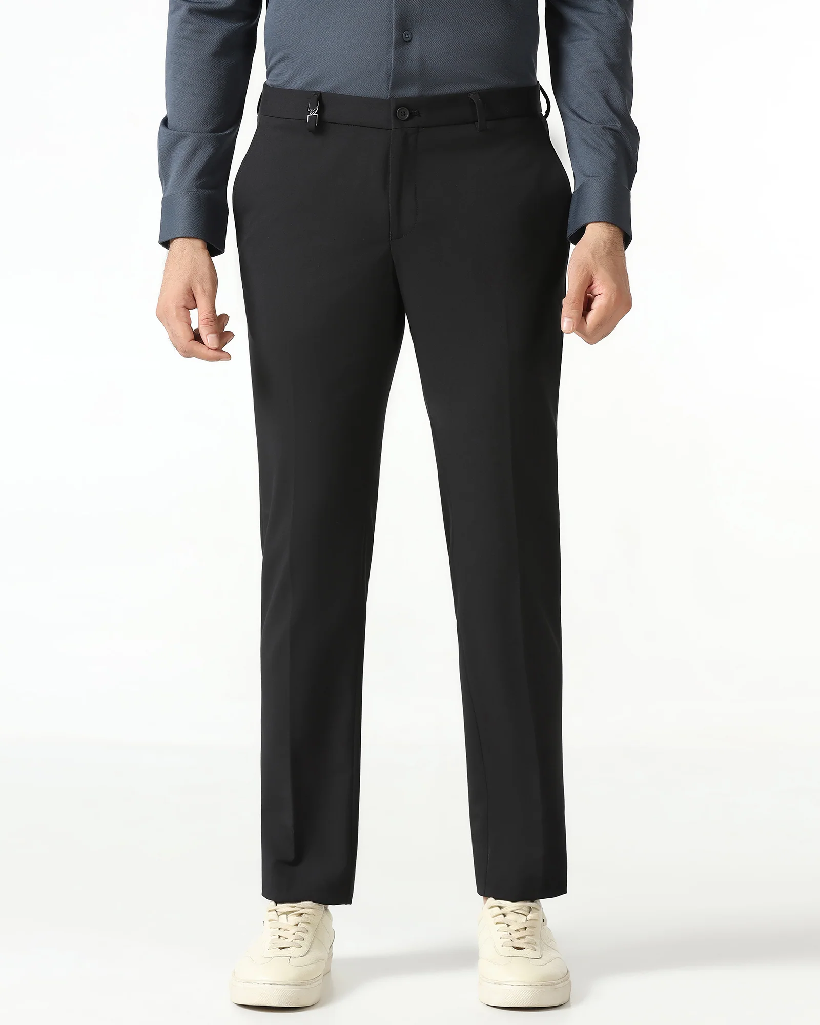Black TechPro Solid Trouser - Dean - Image 3