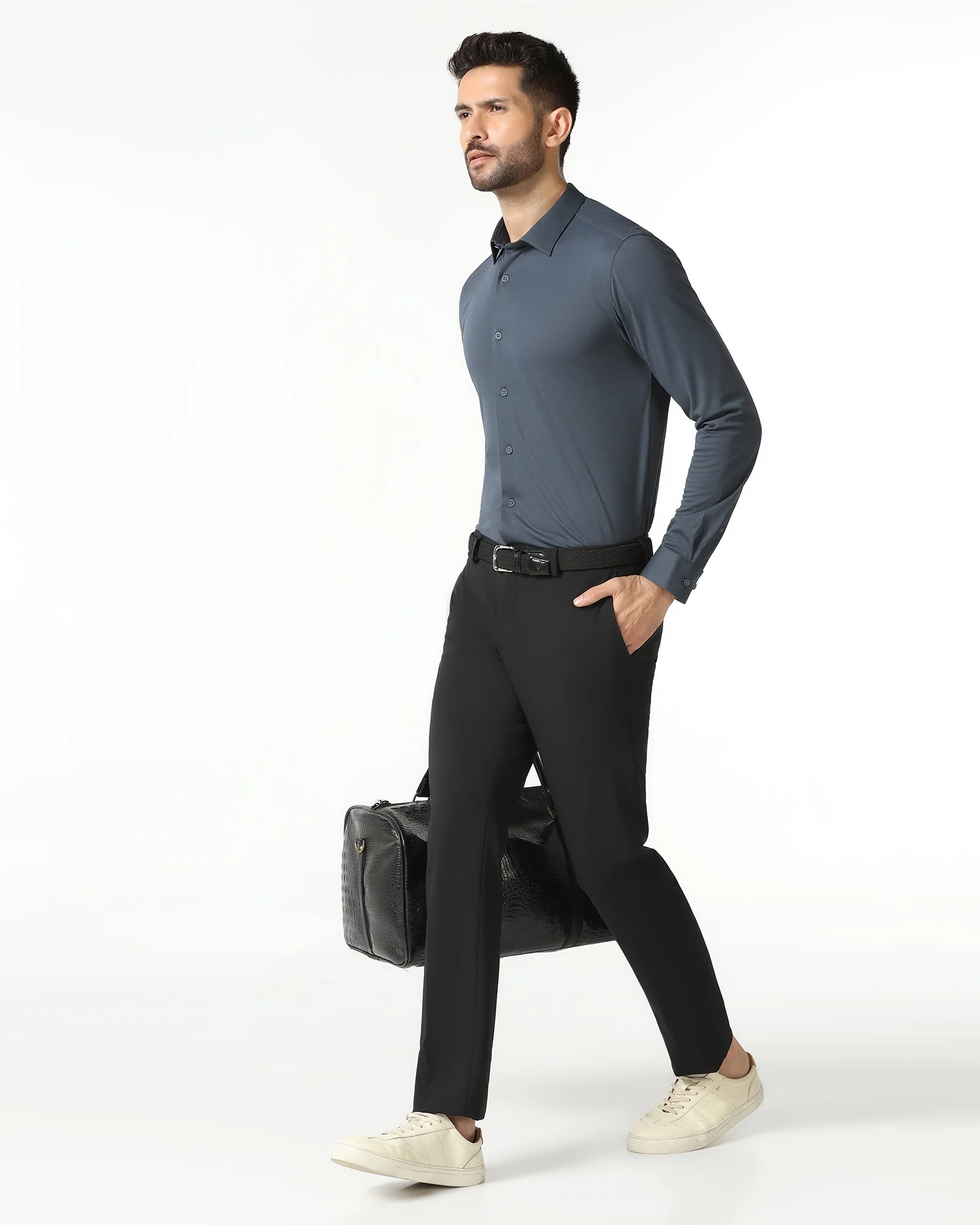 Black TechPro Solid Trouser - Dean - Image 5