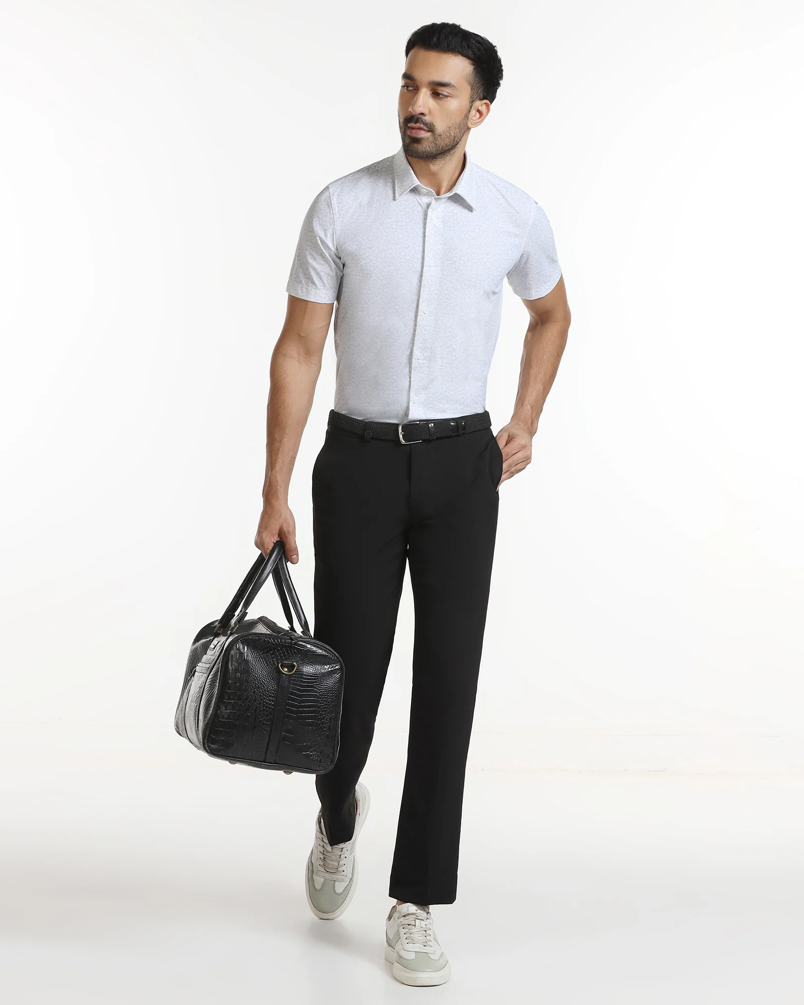 Black TechPro Stripe Trouser - Martini - Image 5