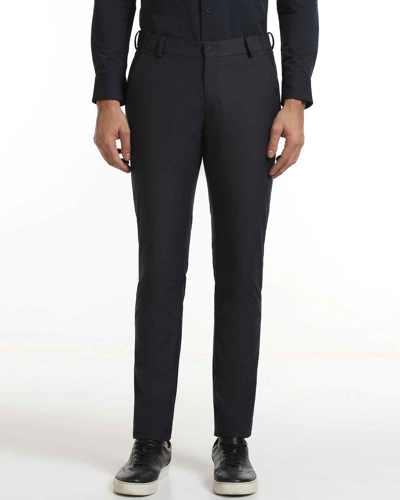 Black TechPro Textured Khakis - Ticino - Image 3