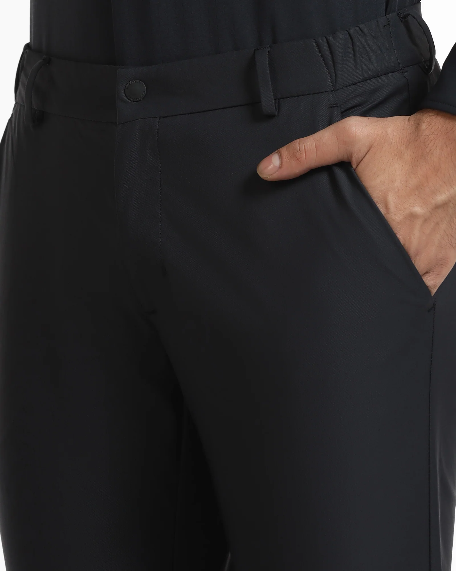 Black TechPro Textured Khakis - Ticino - Image 4