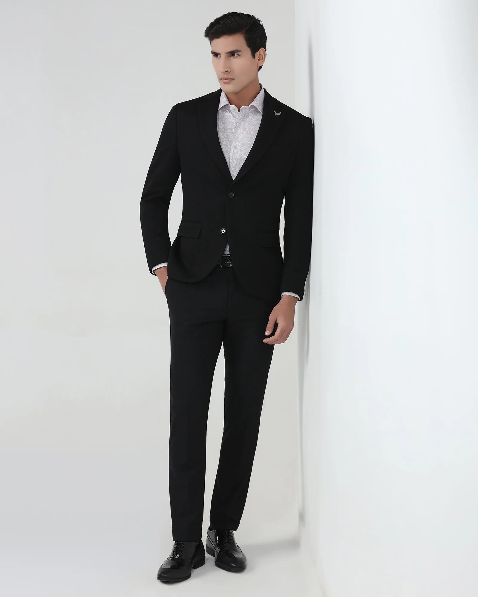Black Textured Blazer - Chris - Image 7