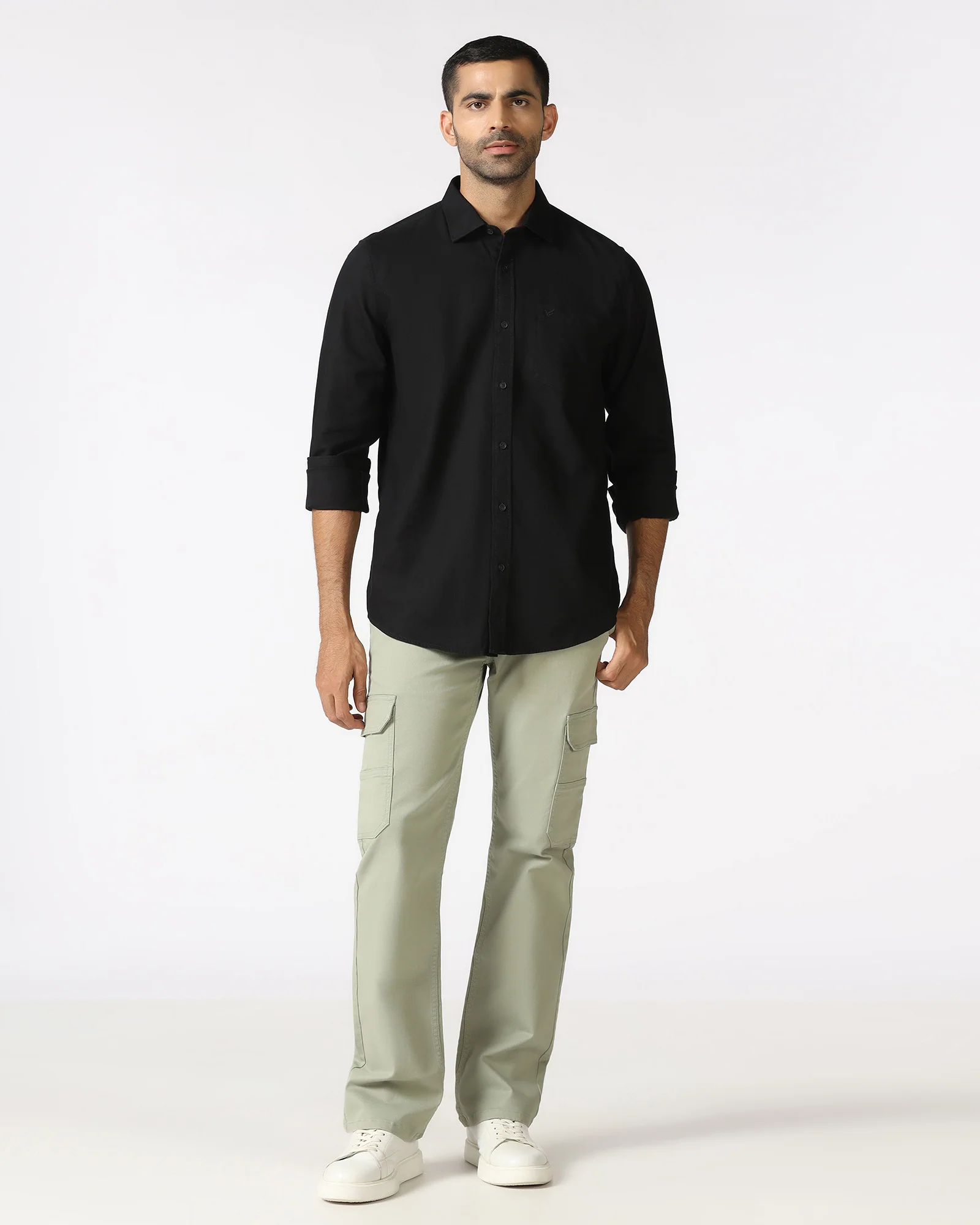 Black Textured Shirt - Caty - Image 3
