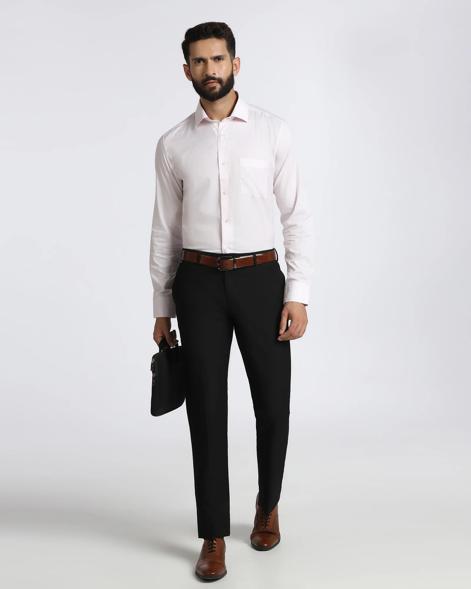 Black Textured Trouser - Bluemoon - Image 5