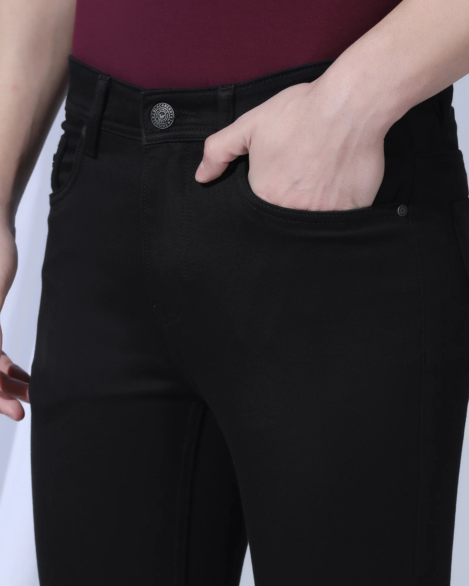 Bleed Zero Slim Yonk Fit Black Jeans - Abto - Image 4