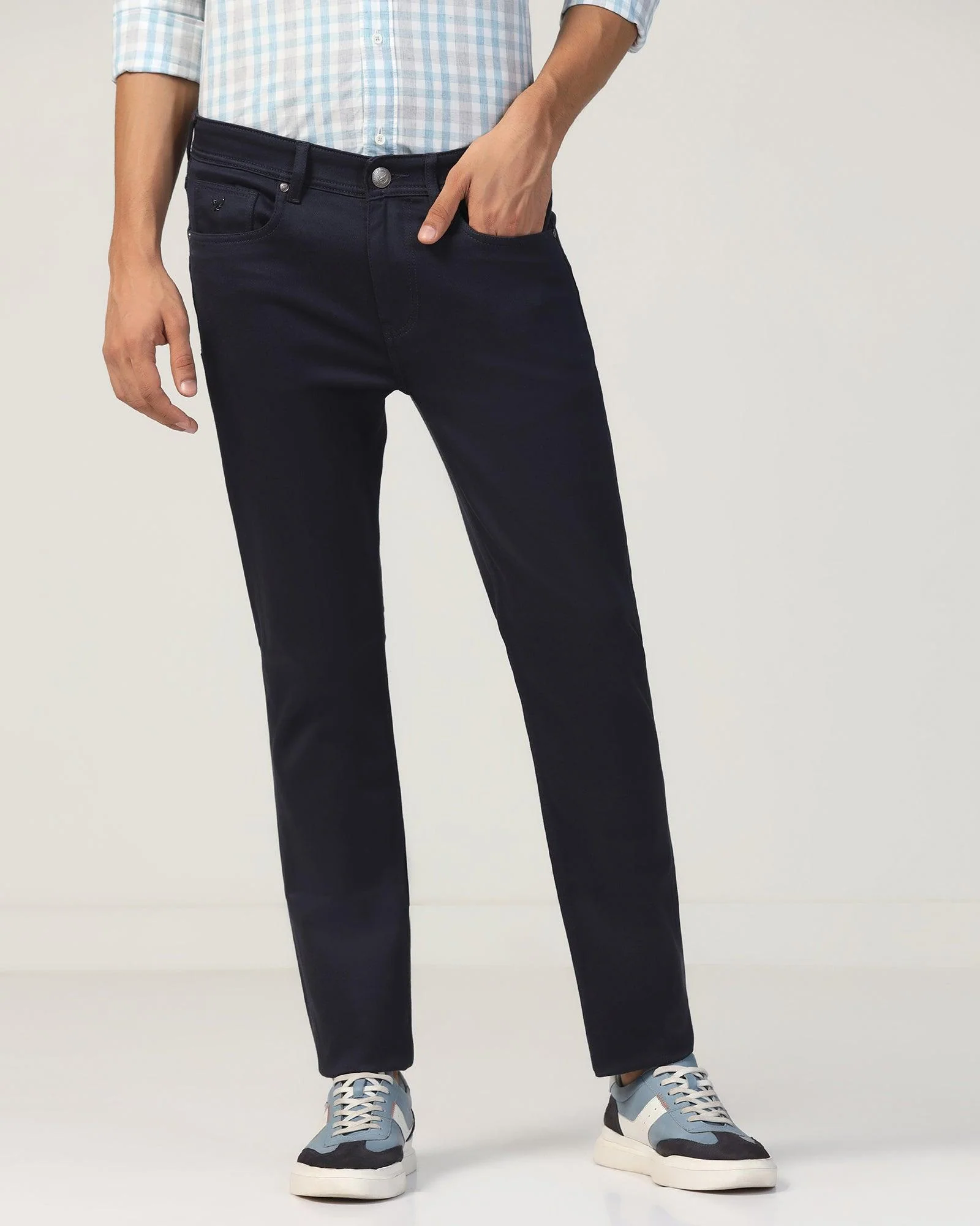 Bleed Zero Slim Yonk Fit Navy Jeans - Abto - Image 3