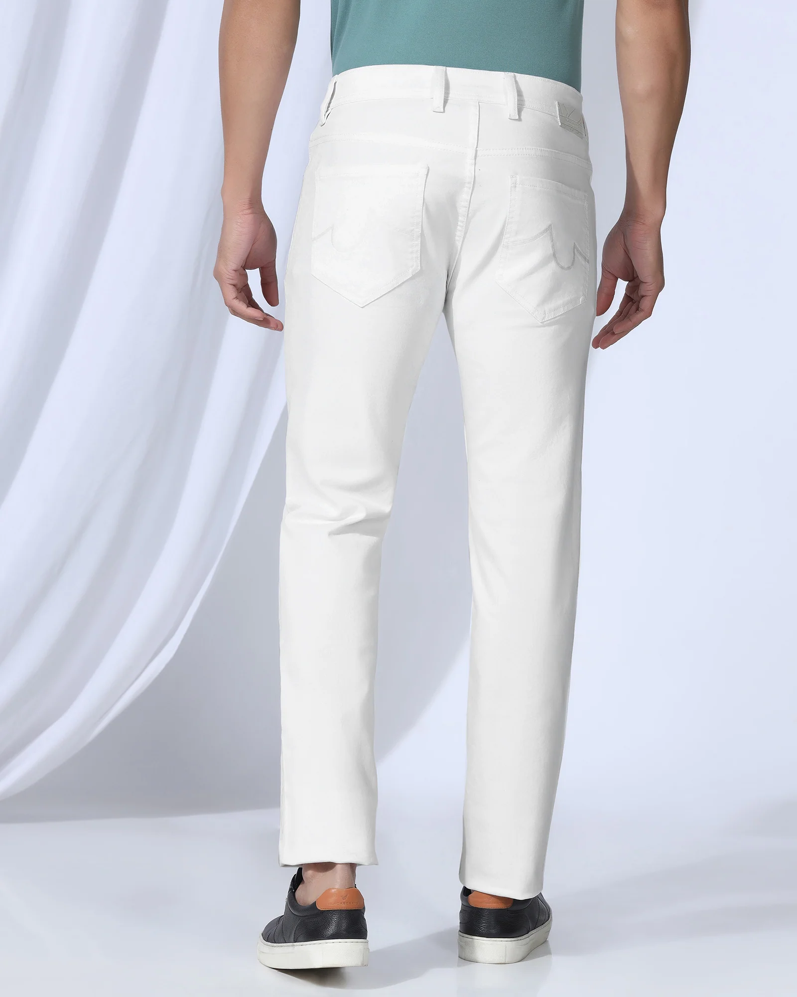 Bleed Zero Slim Yonk Fit Prestine White Jeans - Rene - Image 2