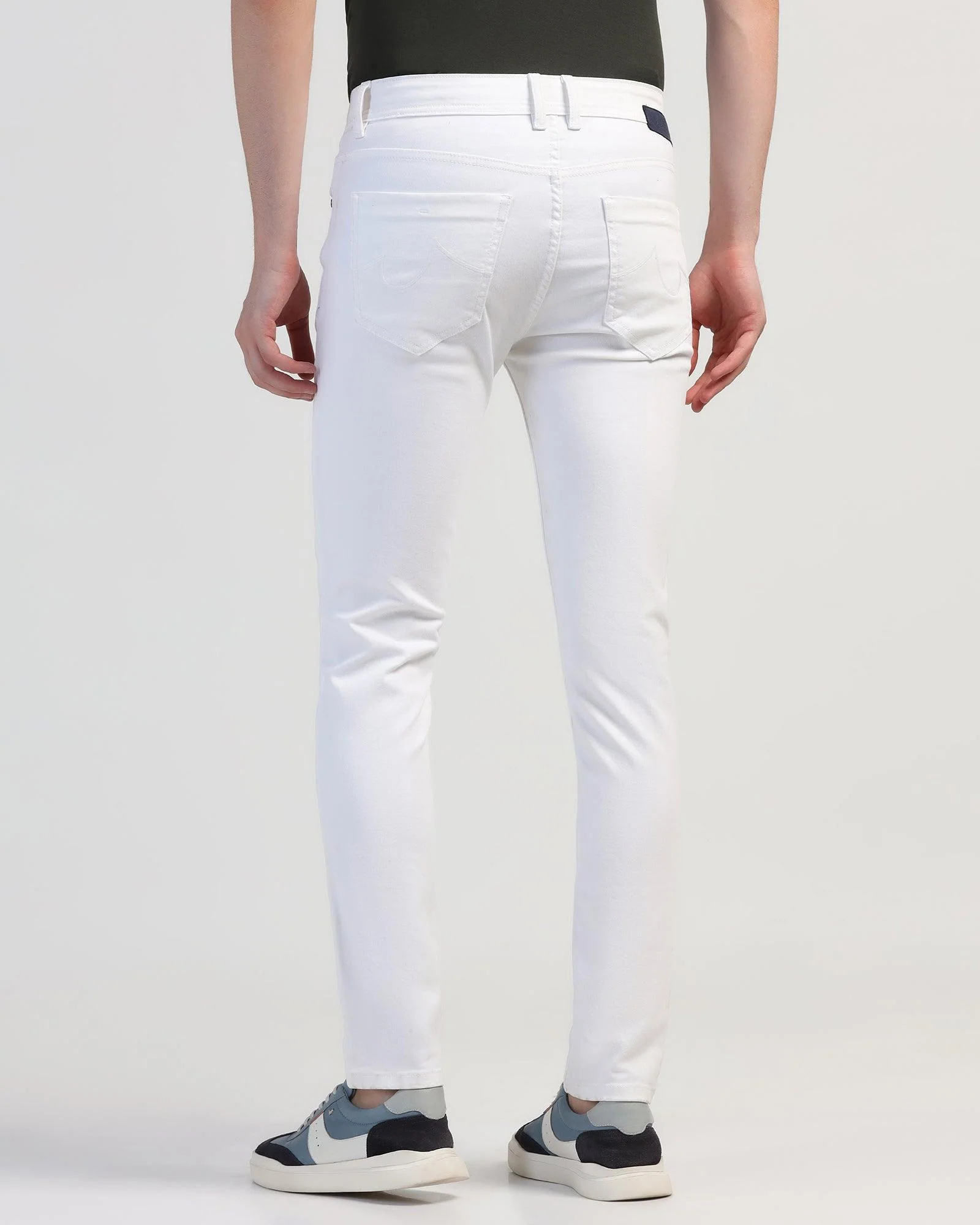 Bleed Zero Slim Yonk Fit White Jeans - Rene - Image 2