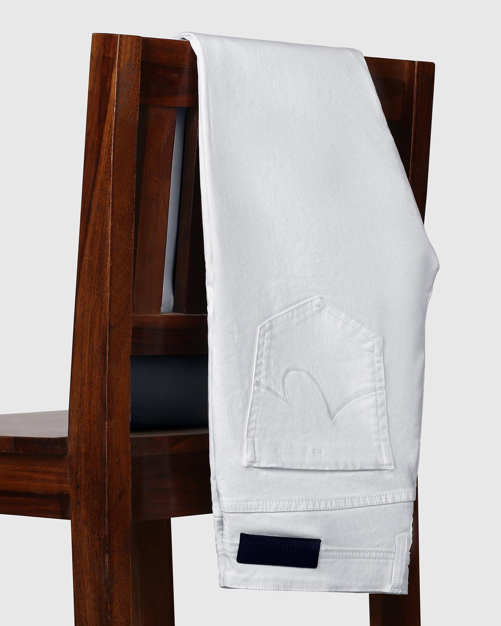 Bleed Zero Slim Yonk Fit White Jeans - Rene - Image 5