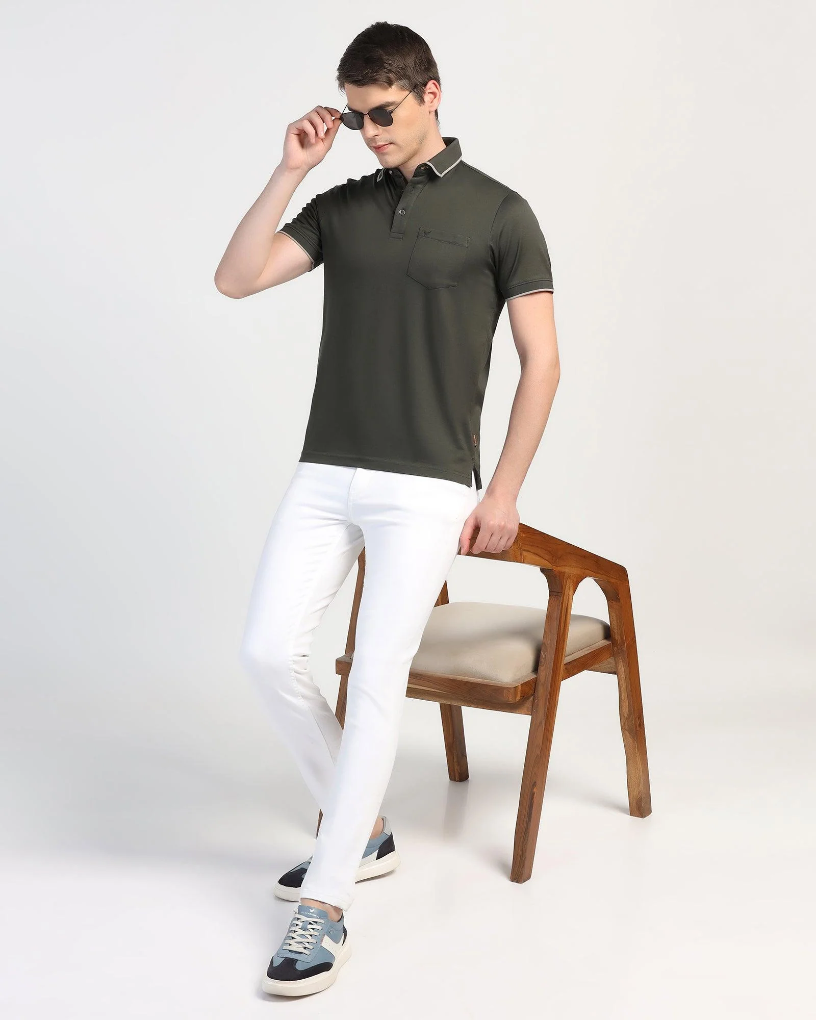 Bleed Zero Slim Yonk Fit White Jeans - Rene - Image 7