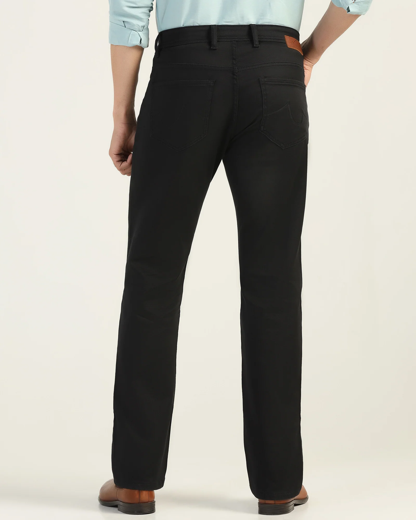 Bleed Zero Straight Comfort Duke Fit Black Jeans - Abto - Image 2
