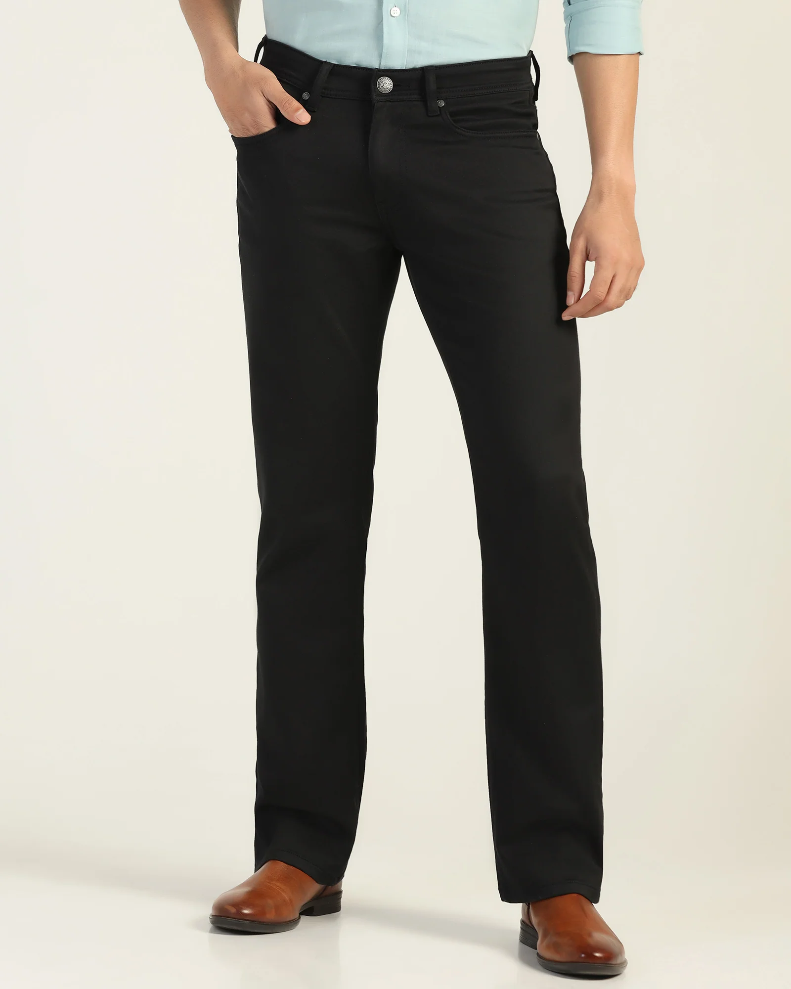 Bleed Zero Straight Comfort Duke Fit Black Jeans - Abto - Image 3