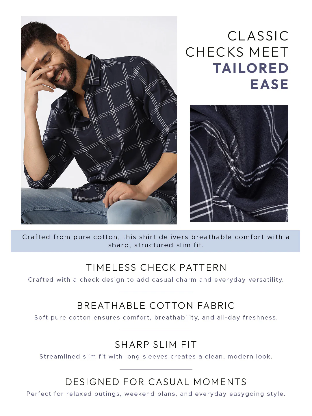 Blue Check Shirt - Artem - Image 10