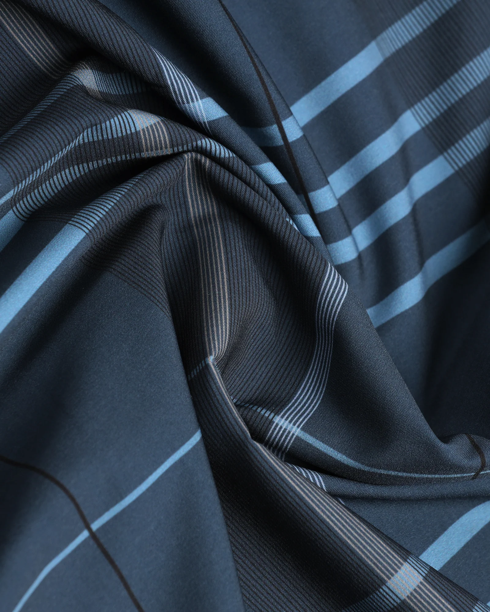 Blue Half Sleeve TechPro Check Shirt - Glen - Image 6