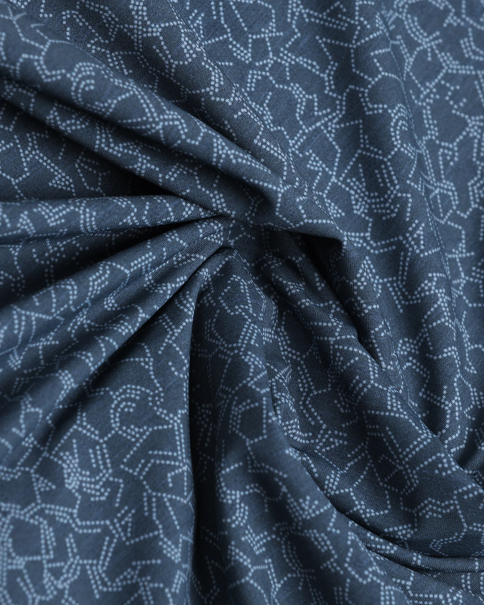 Blue Half Sleeve TechPro Printed Shirt - Ramtilhs - Image 6