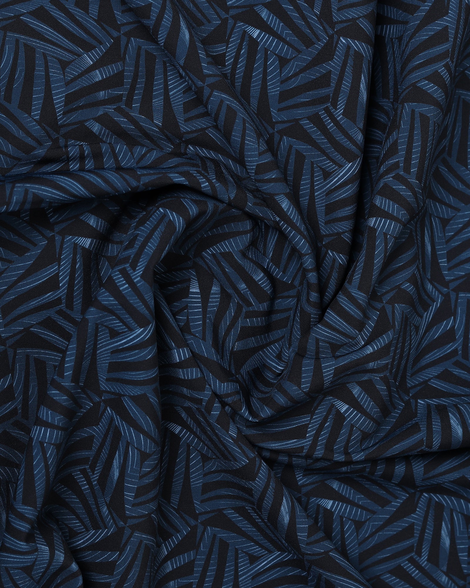 Blue Half Sleeve TechPro Printed Shirt - Reneos - Image 6