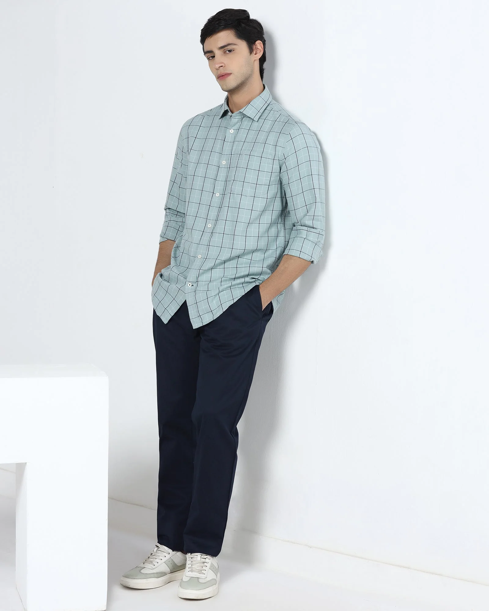 Blue Solid Khaki - Pine - Image 7