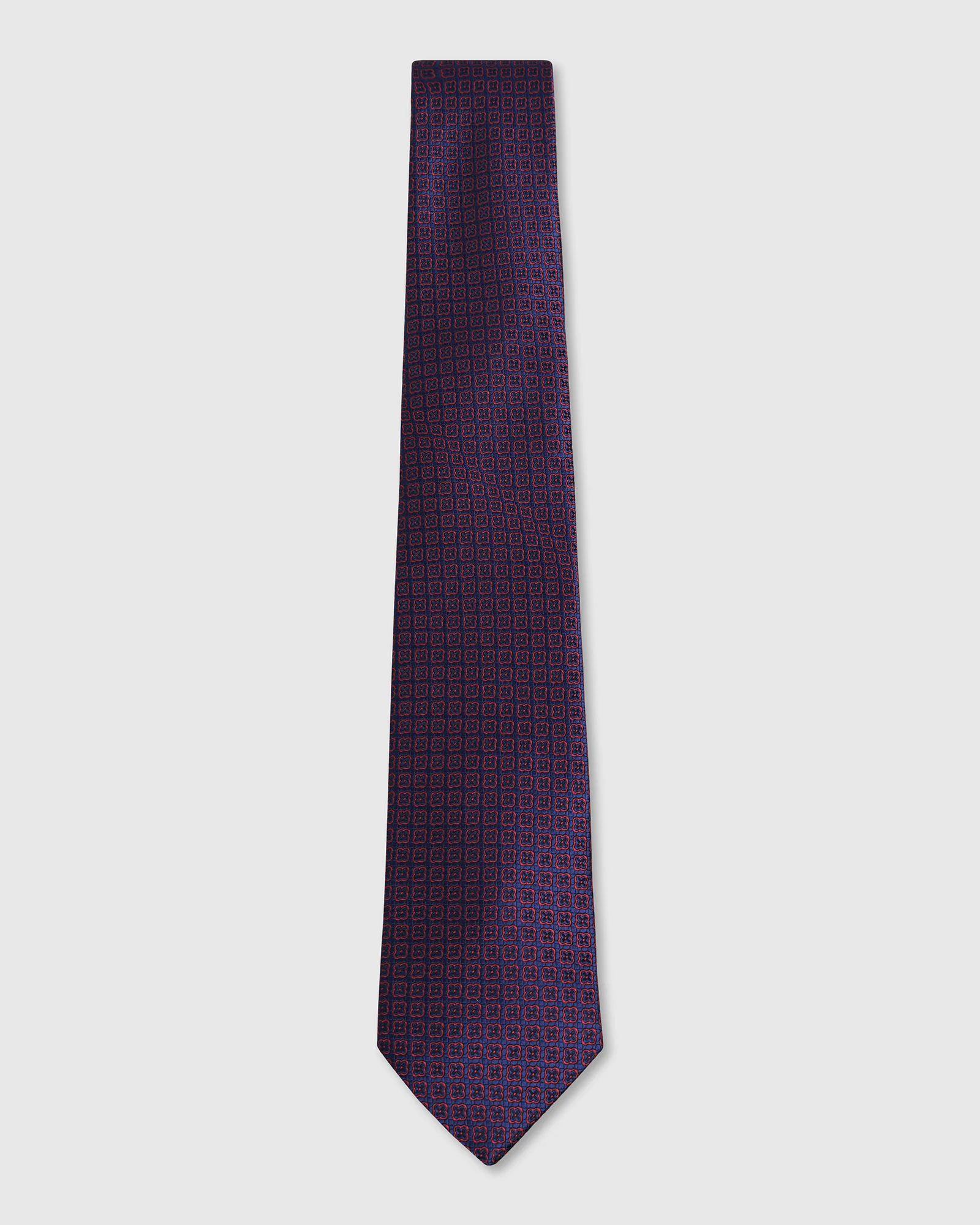 Blue Silk Jacquard Tie - Wenzeel - Image 5