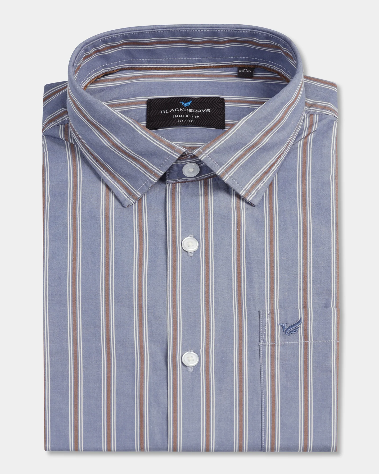 Blue Stripe Shirt - Florian - Image 5