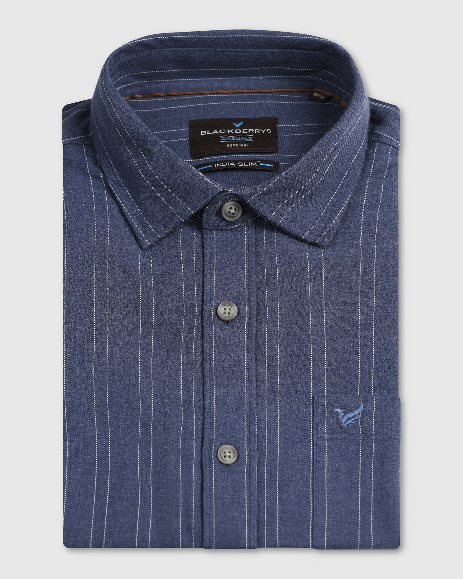 Blue Stripe Shirt - Numo - Image 5
