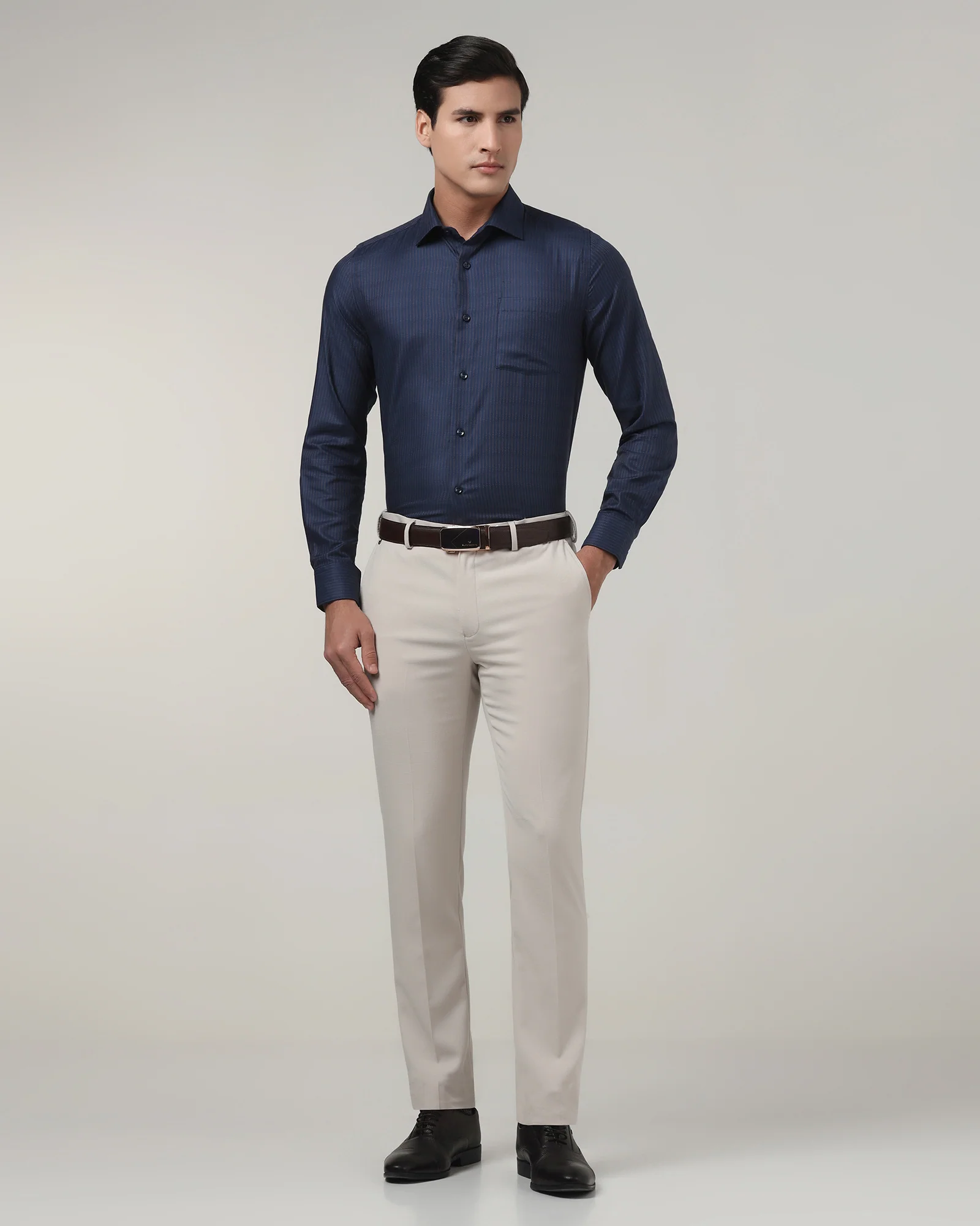 Blue Stripe Shirt - Preston - Image 3