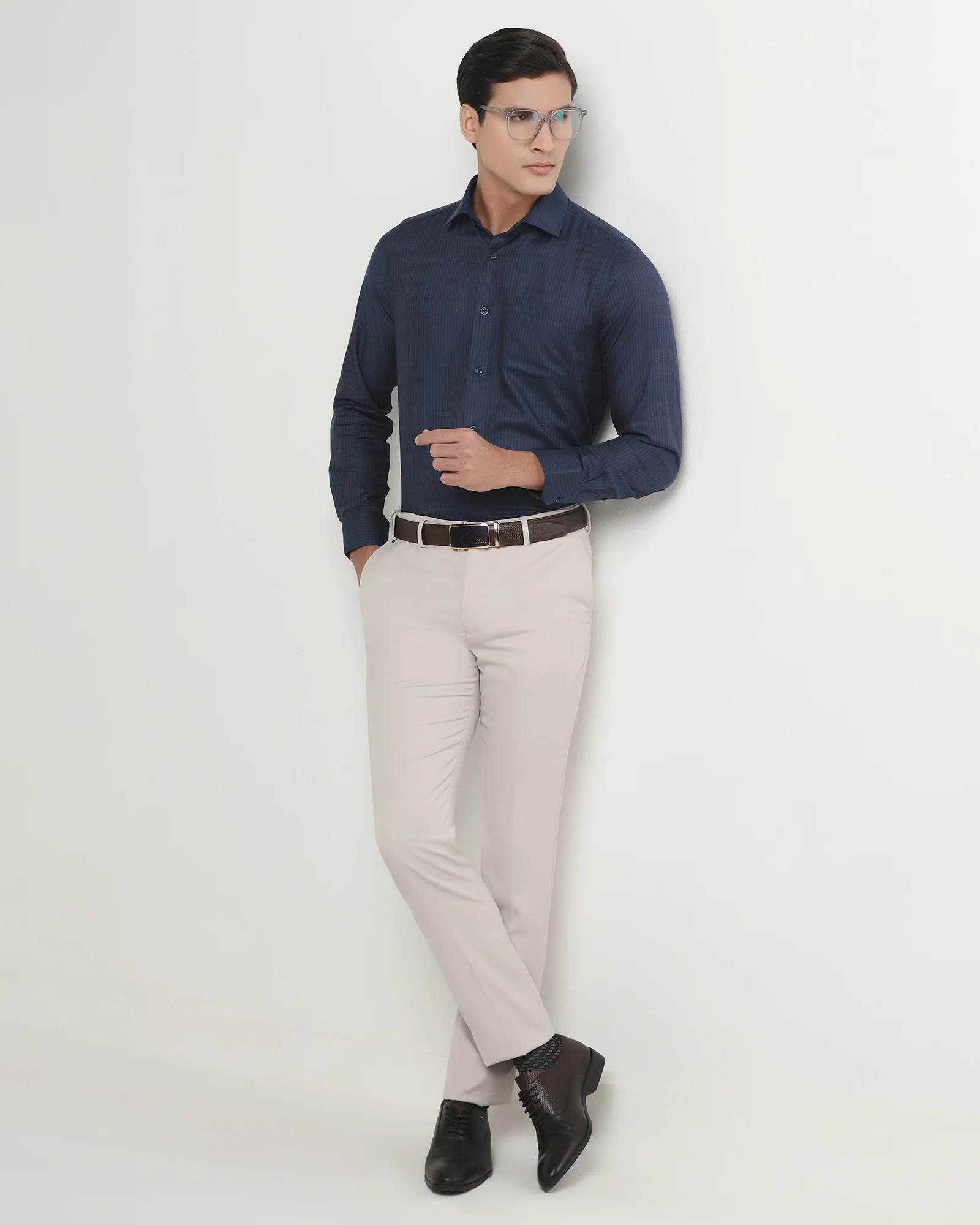 Blue Stripe Shirt - Preston - Image 8