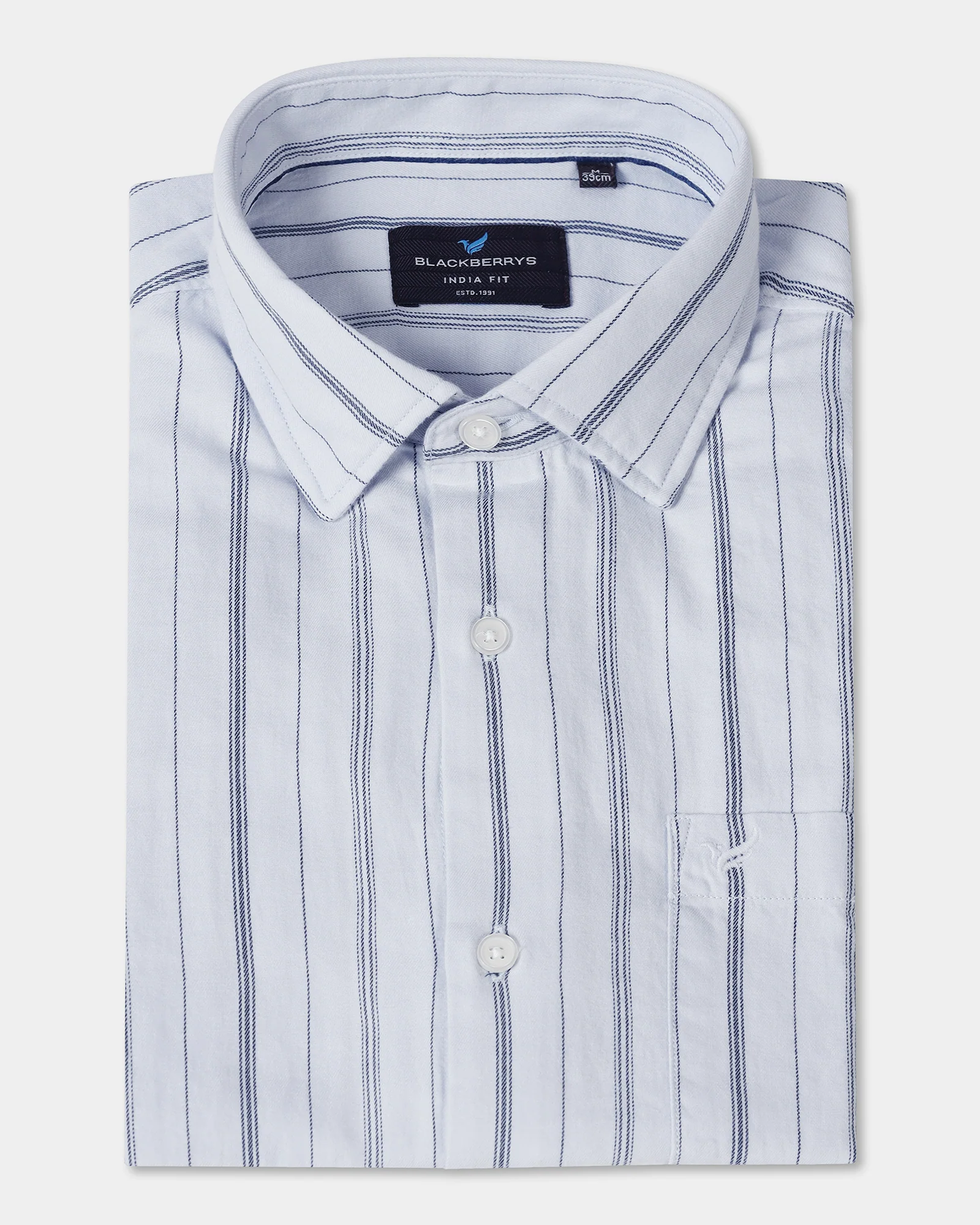 Blue Stripe Shirt - Rakey - Image 5