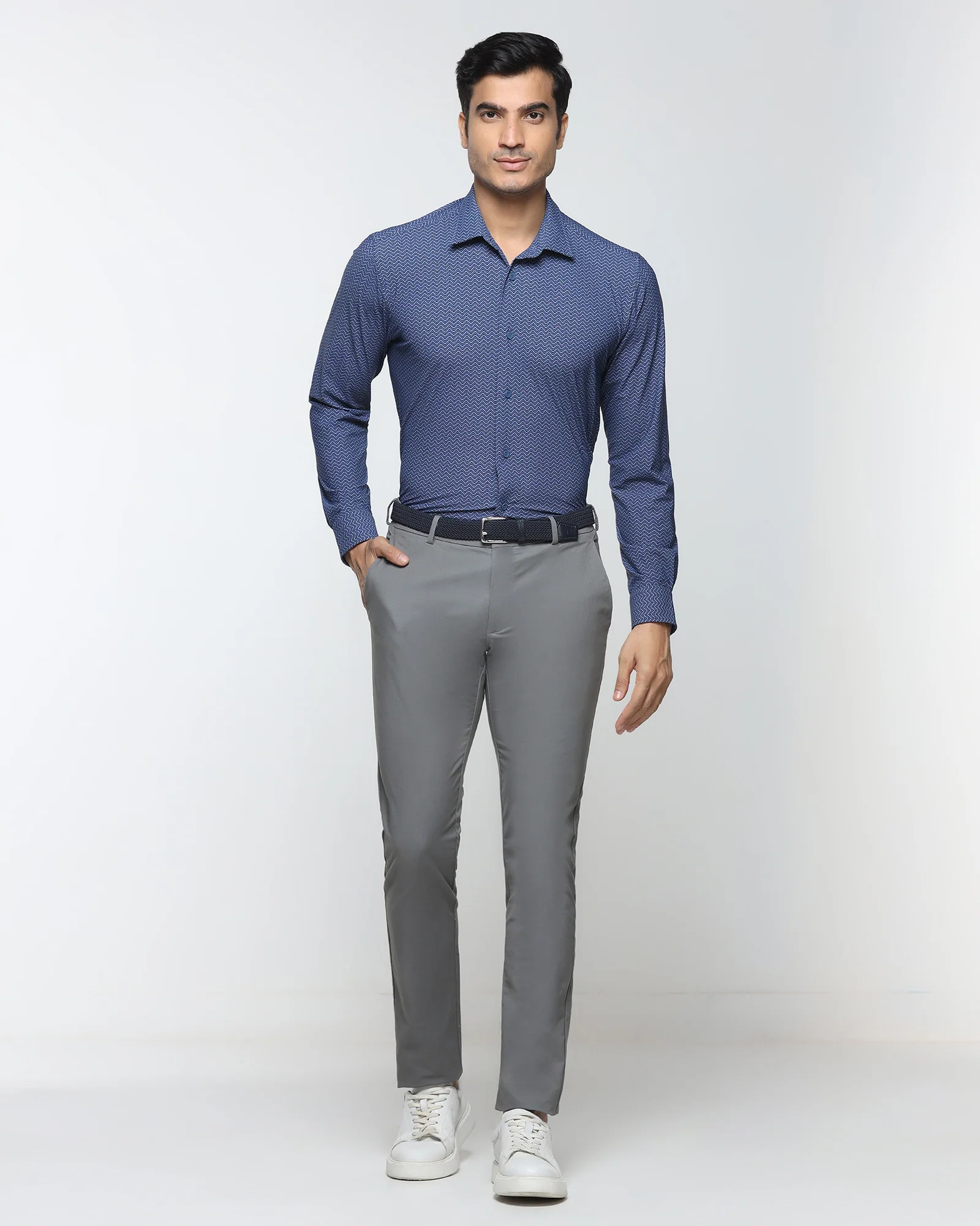Blue TechPro Printed Shirt - Galaxy - Image 7