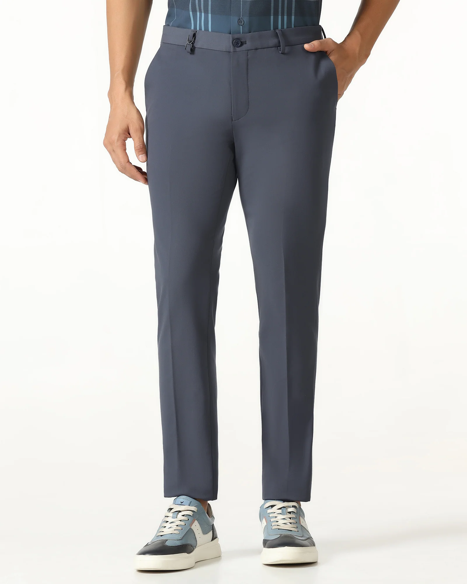 Blue TechPro Solid Trouser - Dean - Image 3