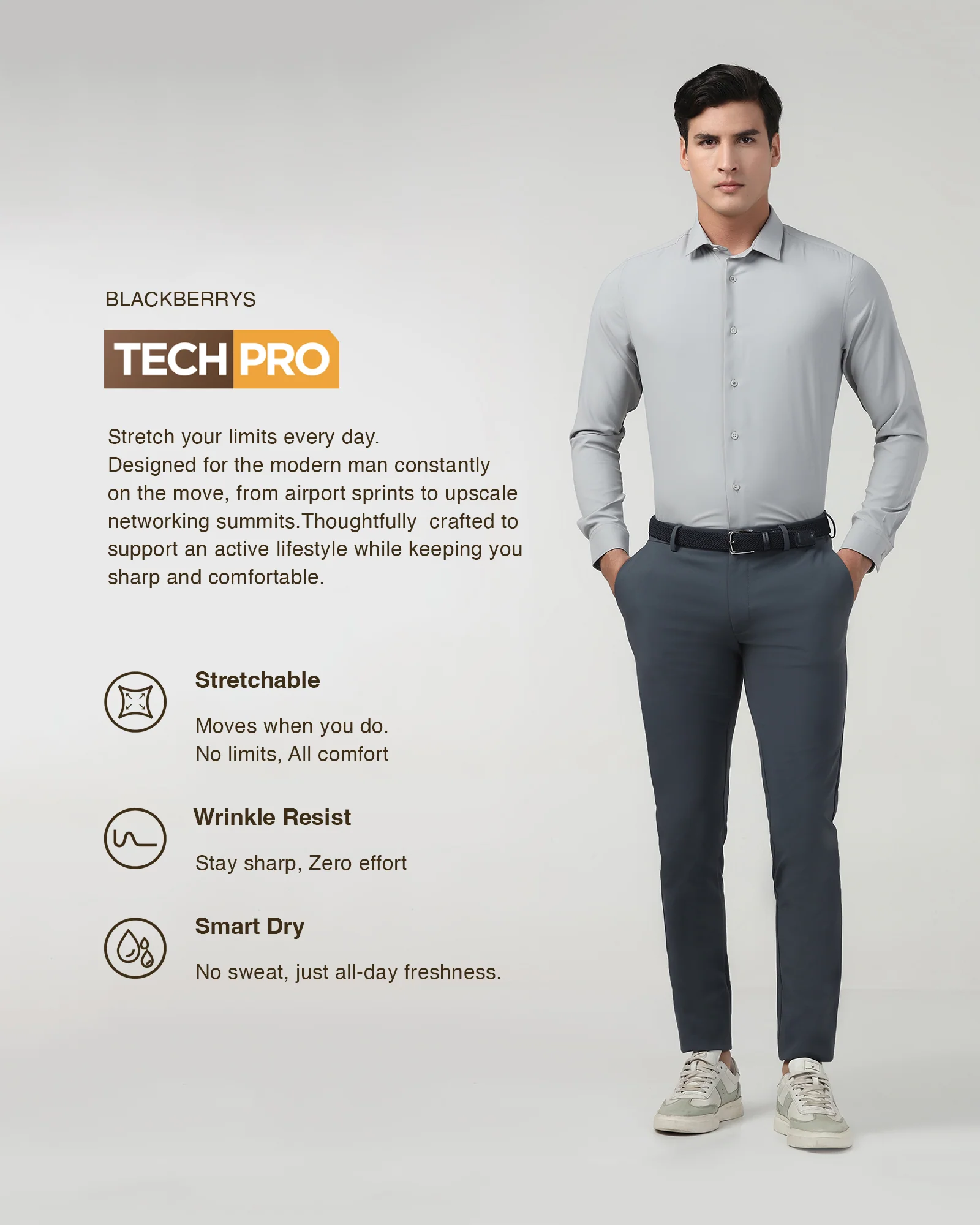Blue TechPro Textured Khaki - Guss - Image 3