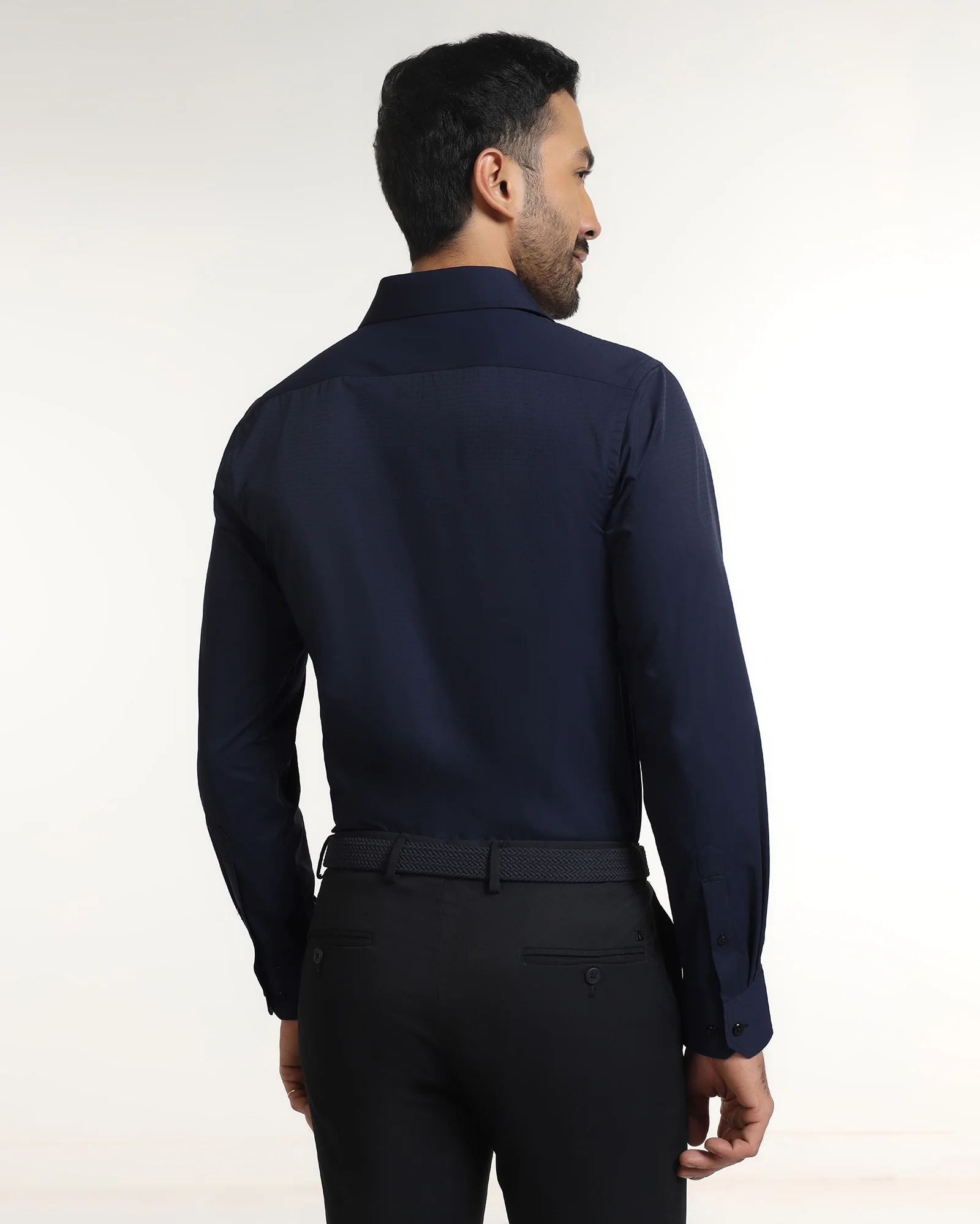 Blue TechPro Textured Shirt - Genepy - Image 2
