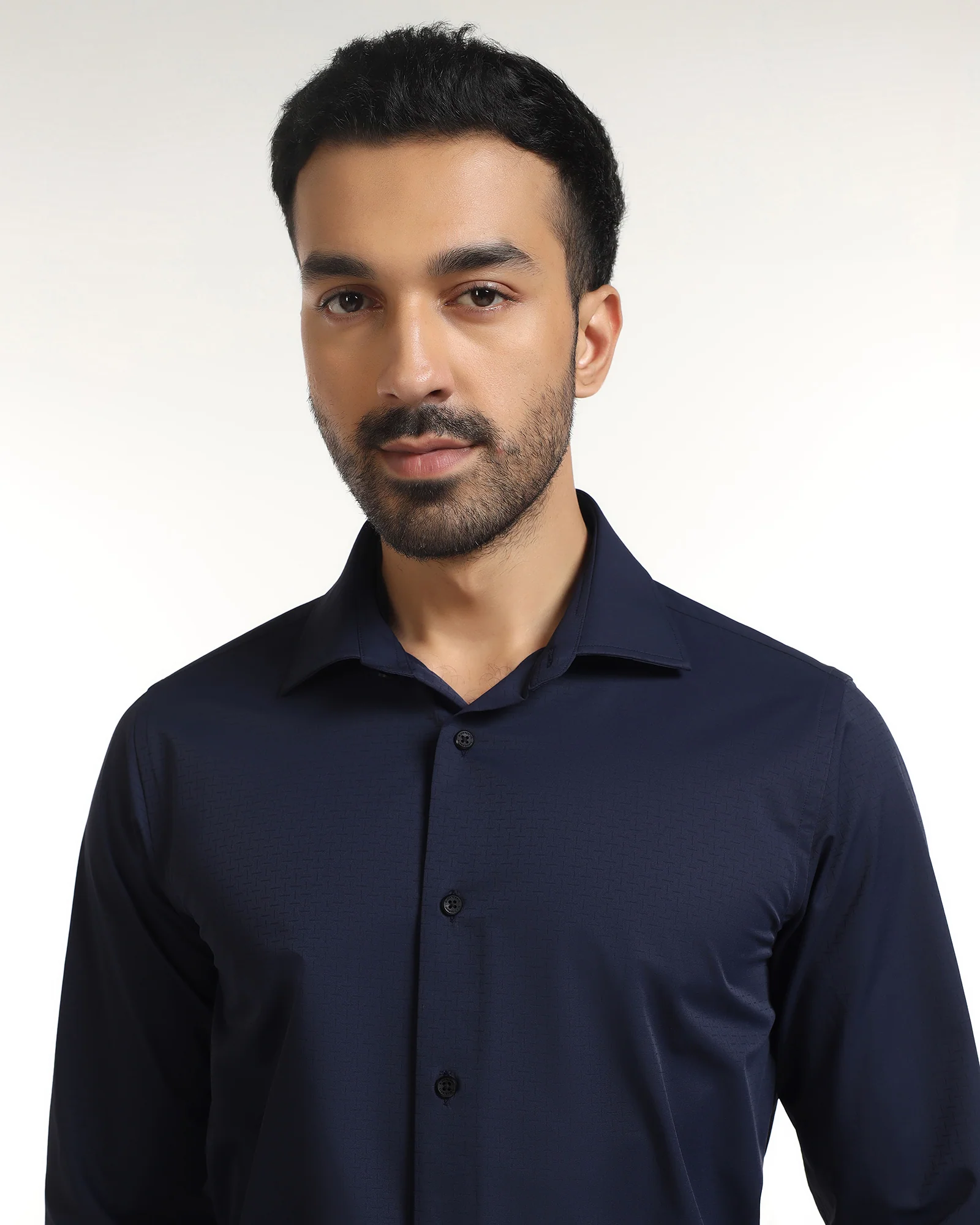 Blue TechPro Textured Shirt - Genepy - Image 4