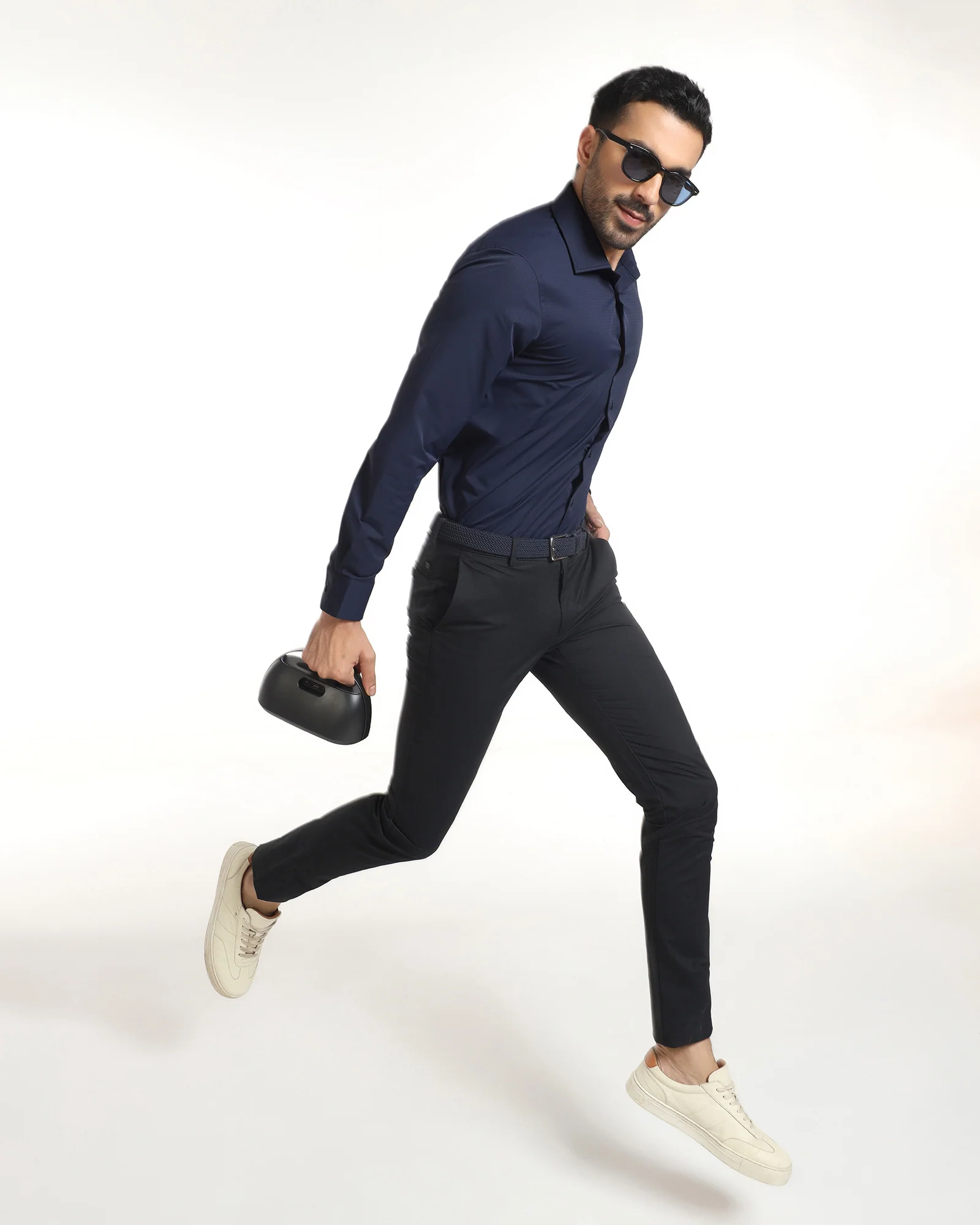Blue TechPro Textured Shirt - Genepy - Image 7