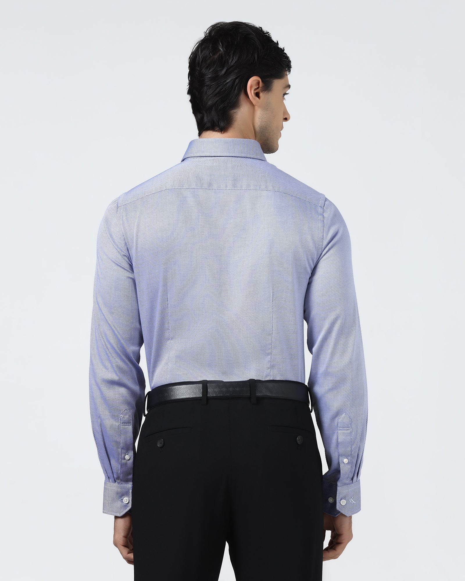 Blue Textured Shirt - Thanos - Image 2