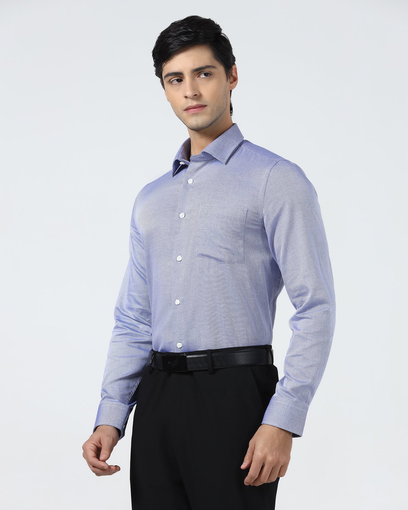 Blue Textured Shirt - Thanos - Image 8