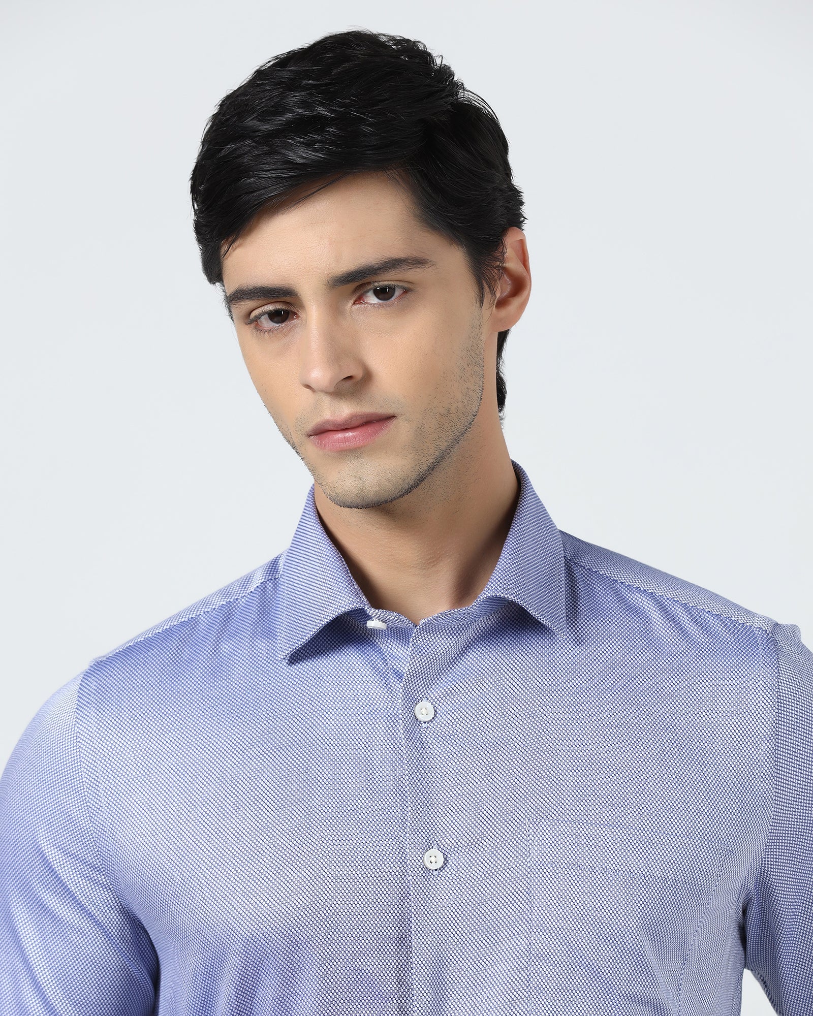 Blue Textured Shirt - Thanos - Image 9
