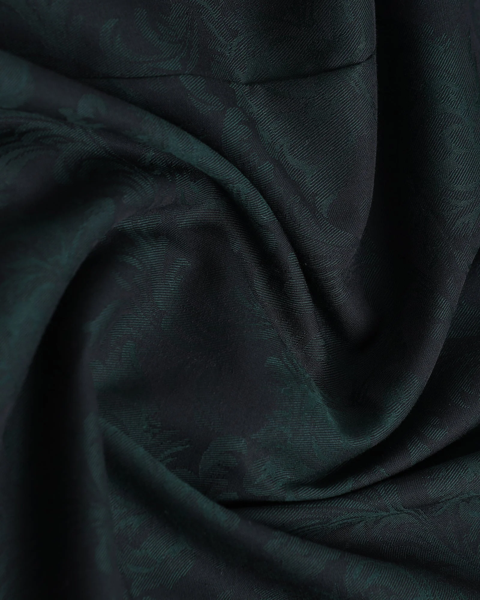 Bottle Green Jacquard Shirt - Wasabi - Image 5