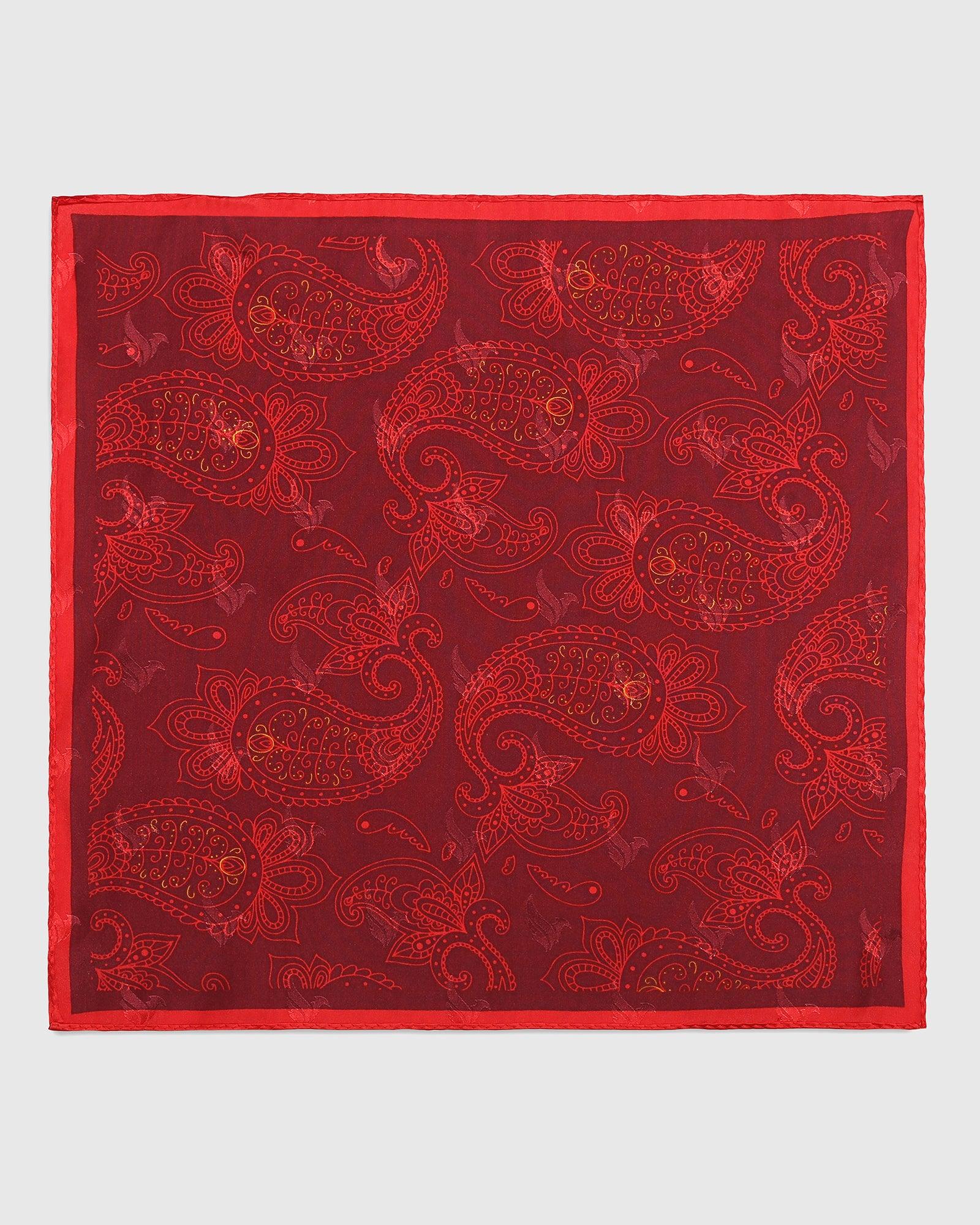 Boxed Combo Jacquard Tie With Pocket Square - Russo - Image 3