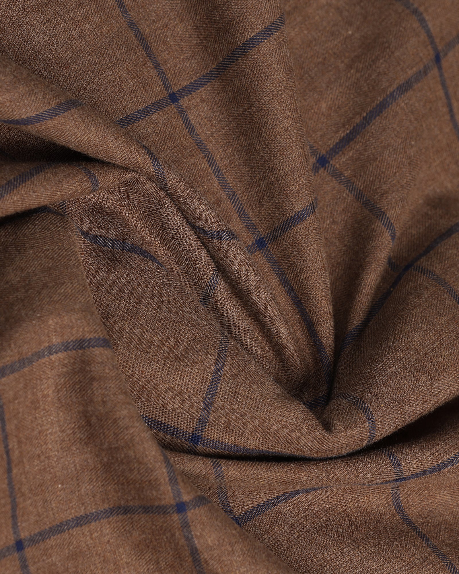 Brown Check Shirt - Wishk - Image 6