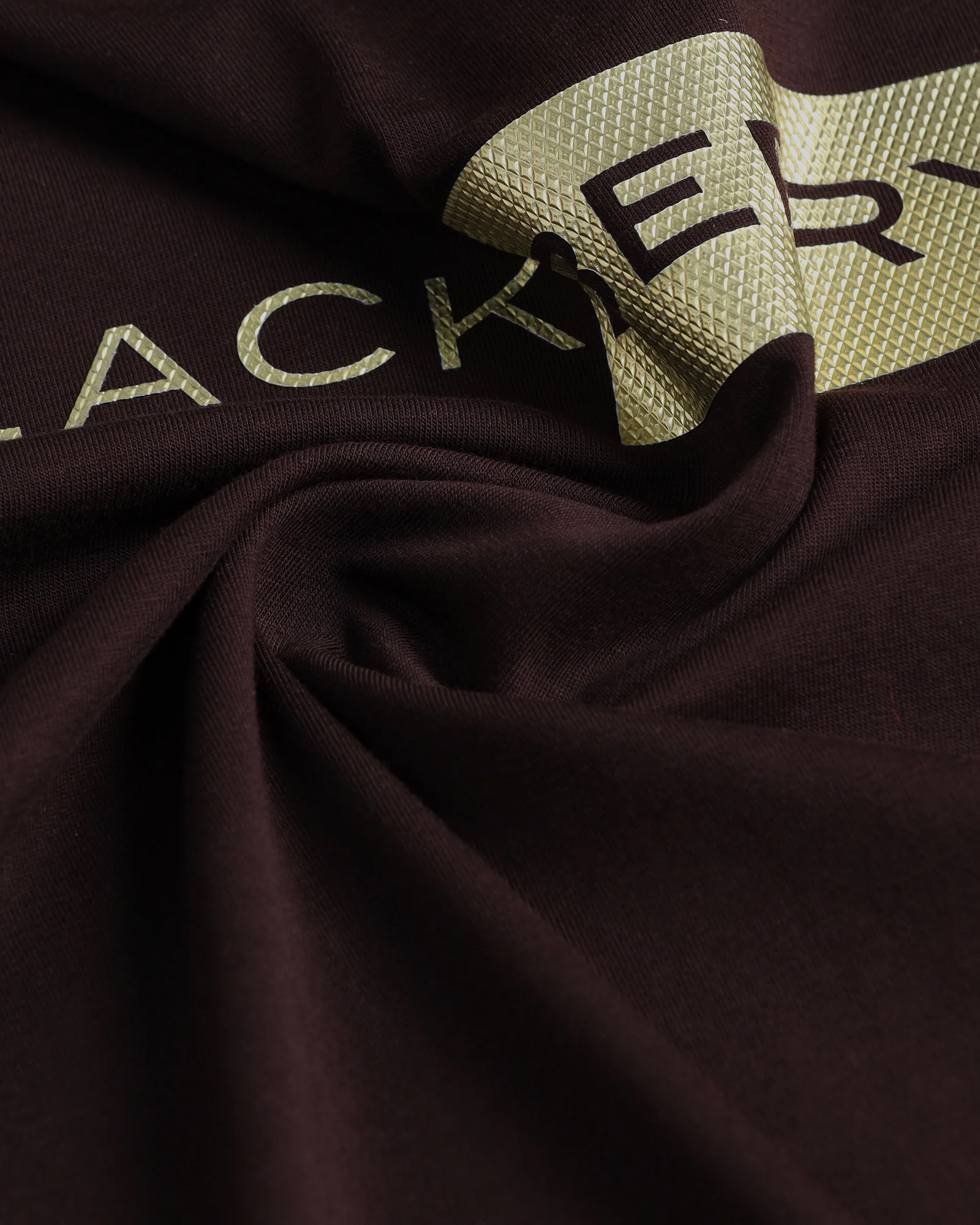 Brown Crew Neck Solid T-Shirt - Ram - Image 6