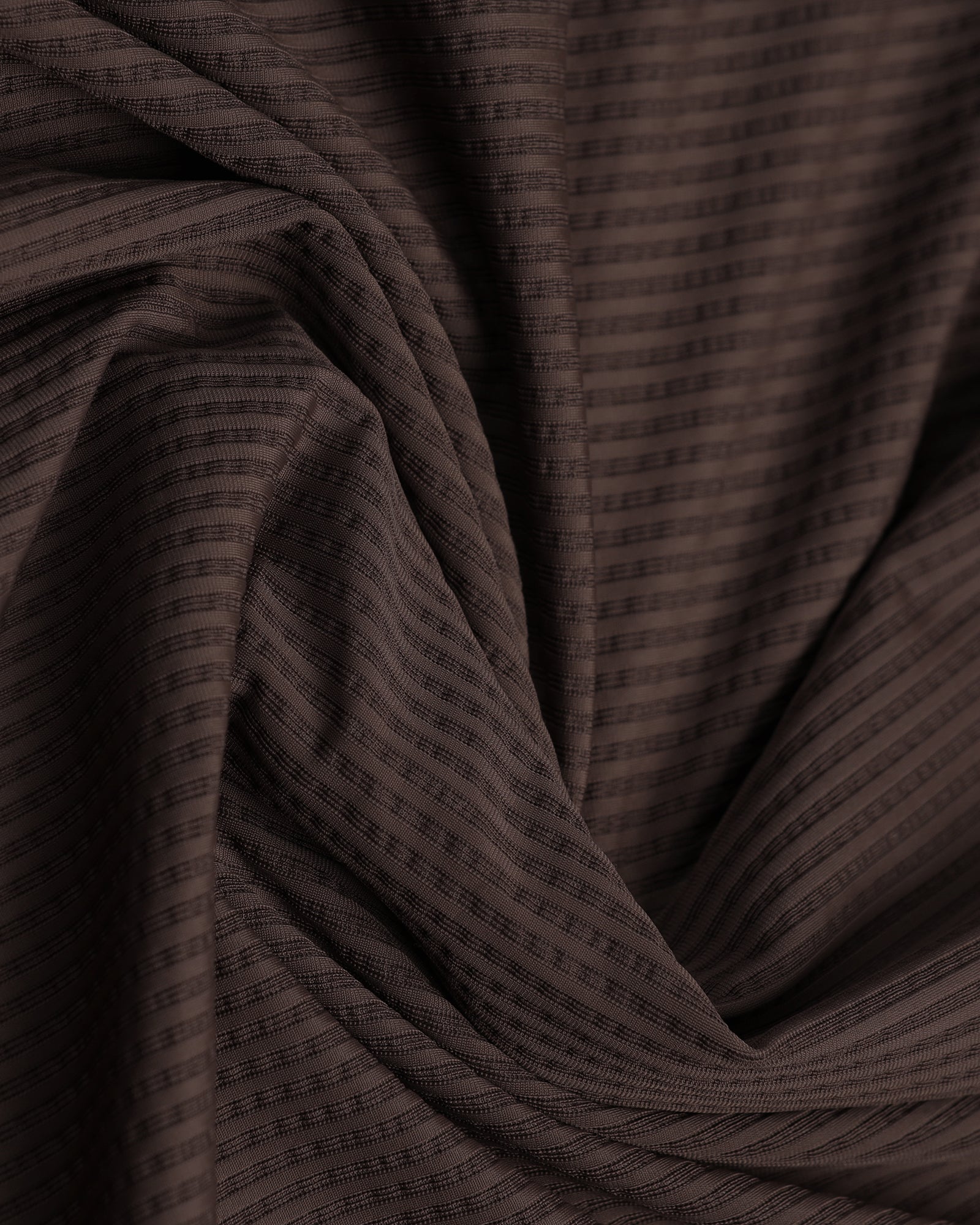 Brown Half Sleeve TechPro Stripe Shirt - Civil - Image 6
