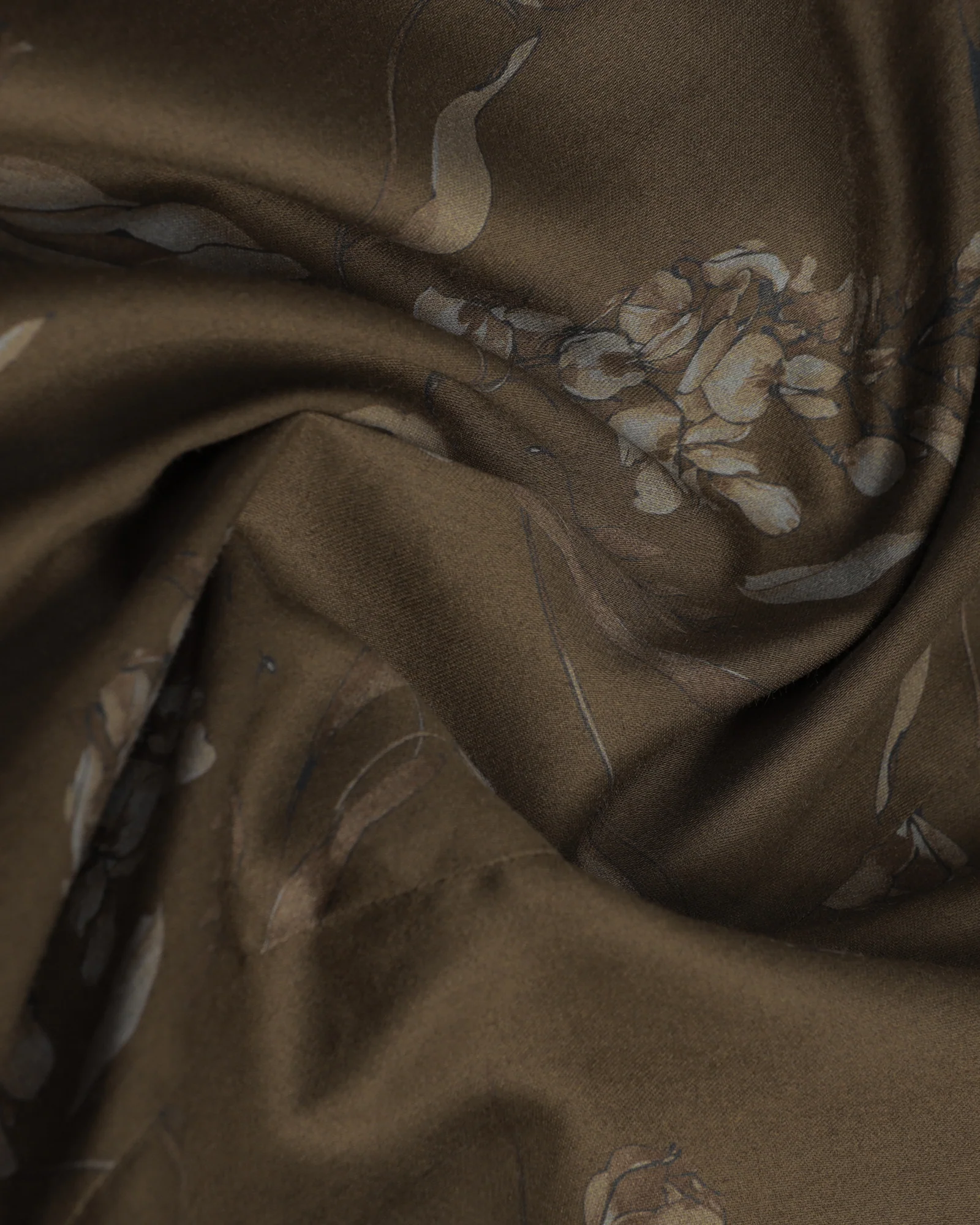 Brown Oliv Printed Shirt - Phase - Image 5