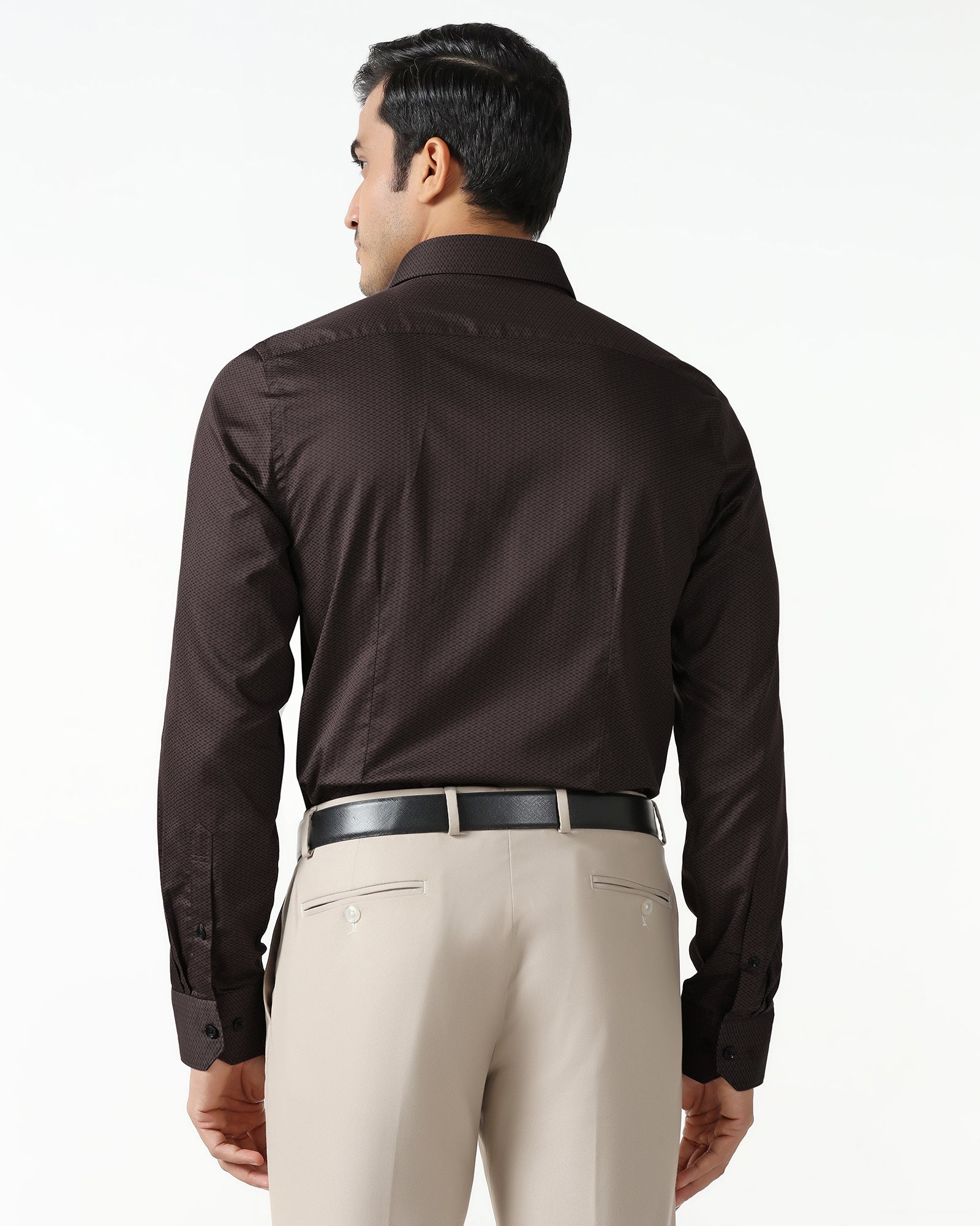 Brown Printed Shirt - Radio - Image 2