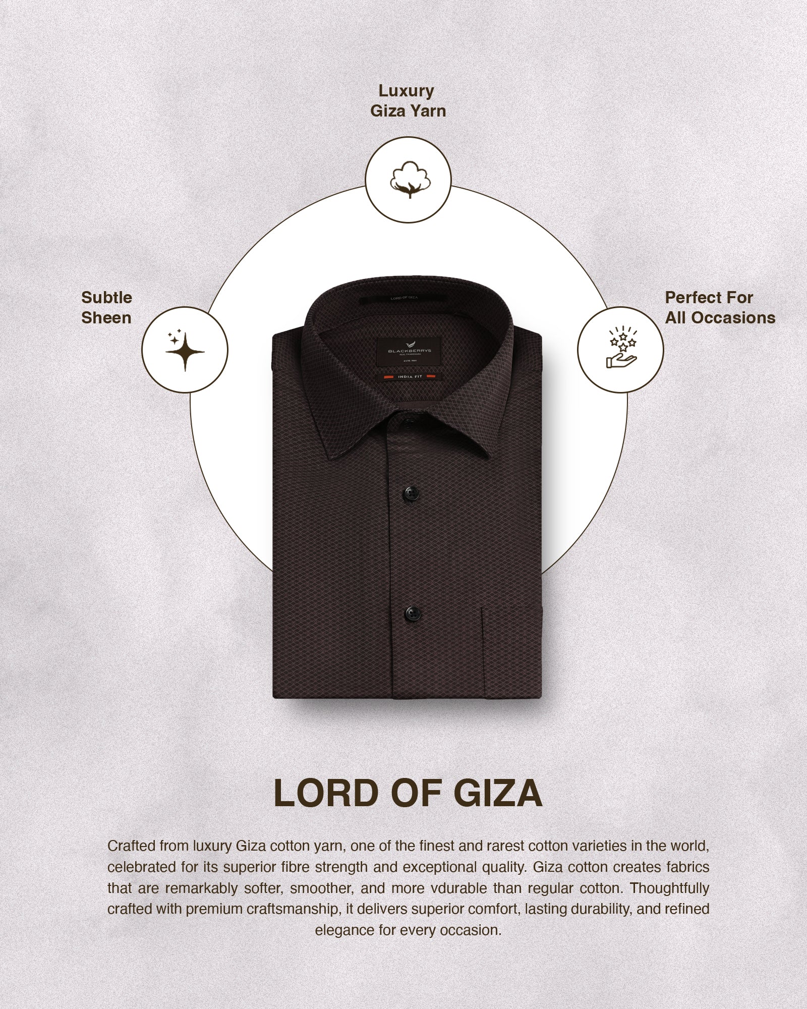 Brown Printed Shirt - Radio - Image 5