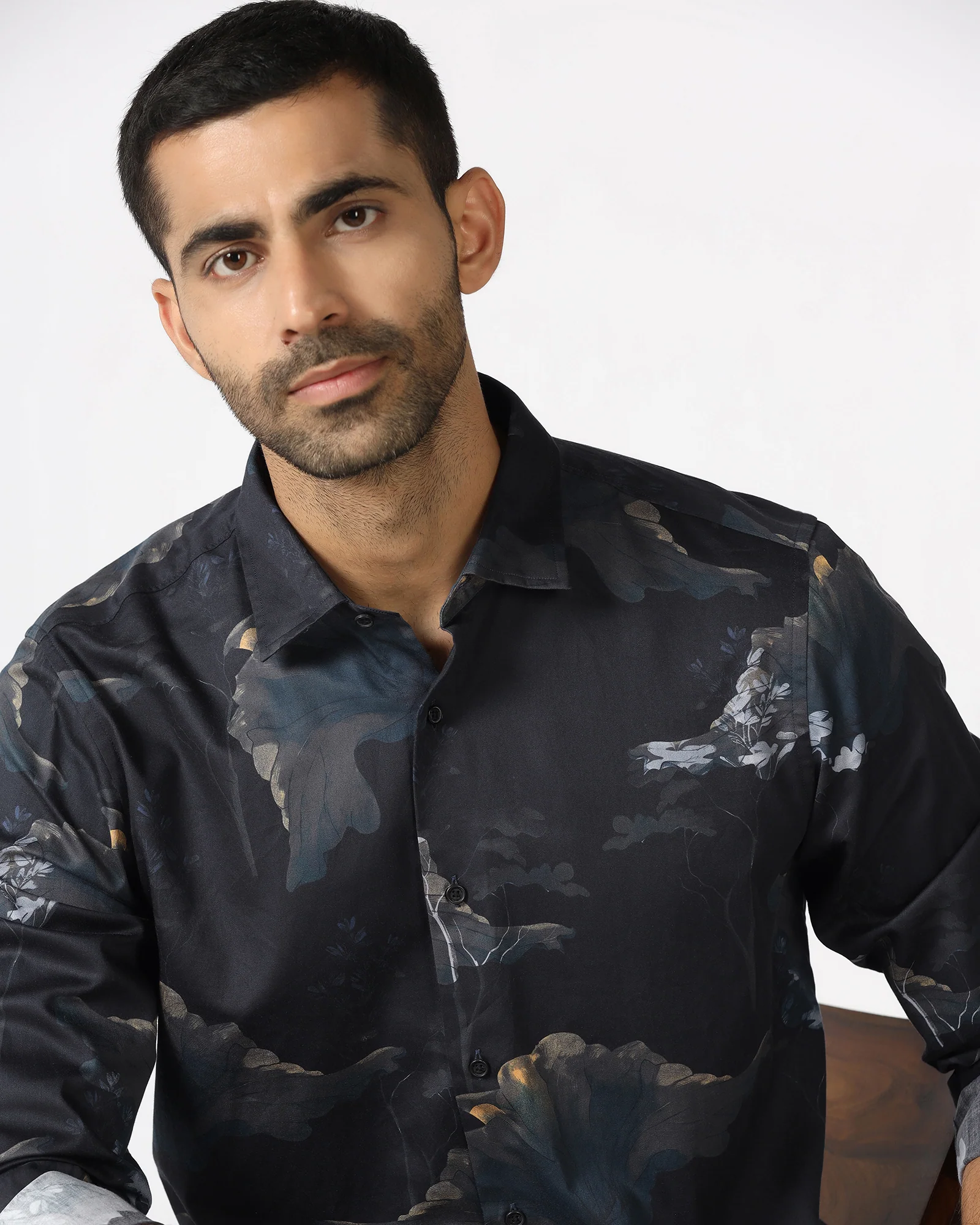 Brown Printed Shirt - Rodion - Image 7