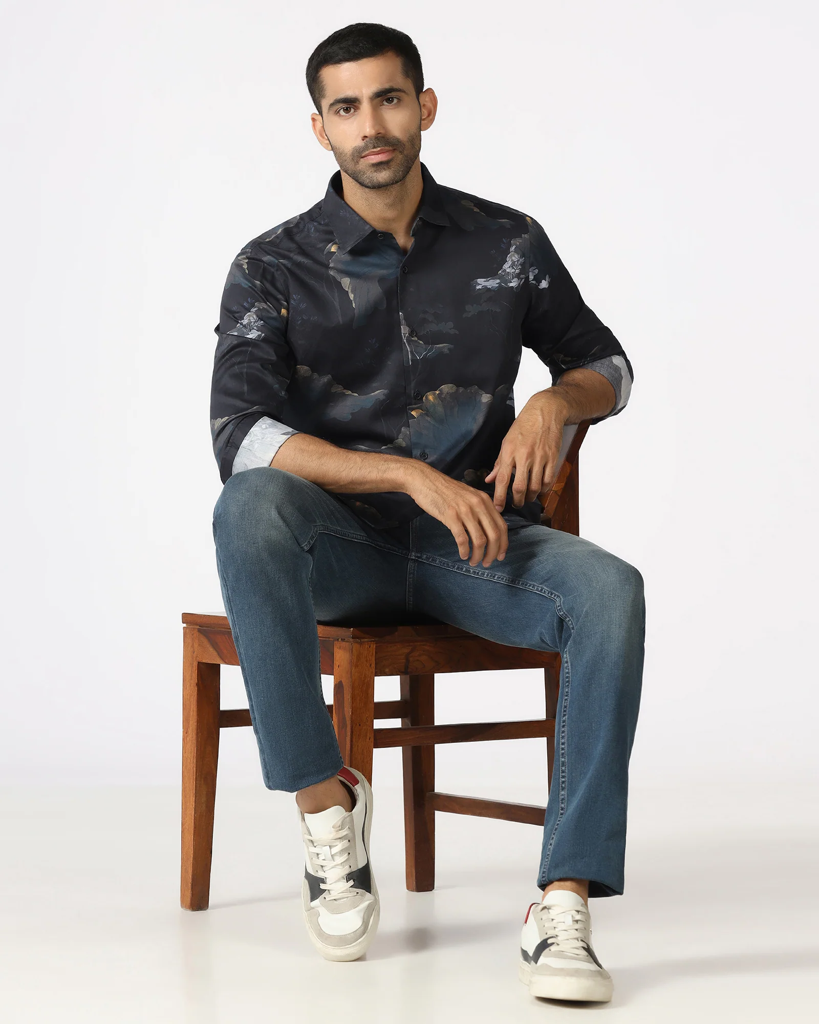 Brown Printed Shirt - Rodion - Image 8