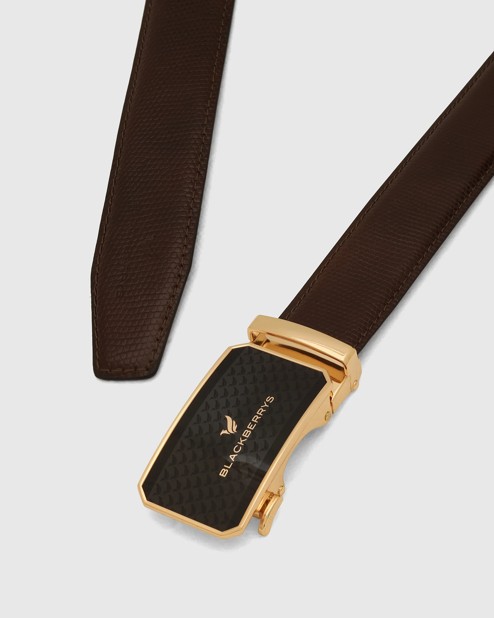 Leather Brown Solid Belt - Weyn - Image 2